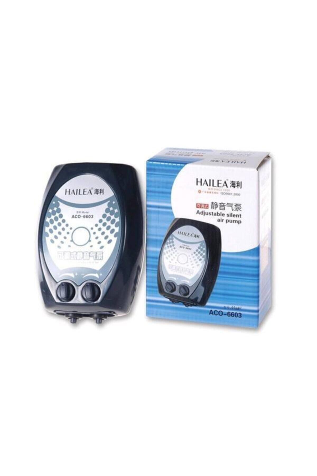 Hailea Aco 6603 Akvaryum Çift Çıkışlı Hava Motoru 3 W 2x3,5 L /dak