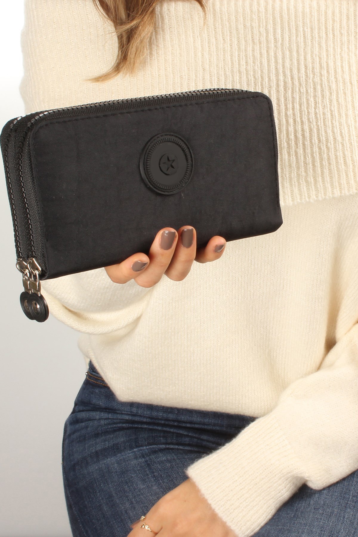 Luwwe Bag's Kadın Spor Tarz Fermuarlı Çift Bölmeli Cüzdan&kartlık (50436)