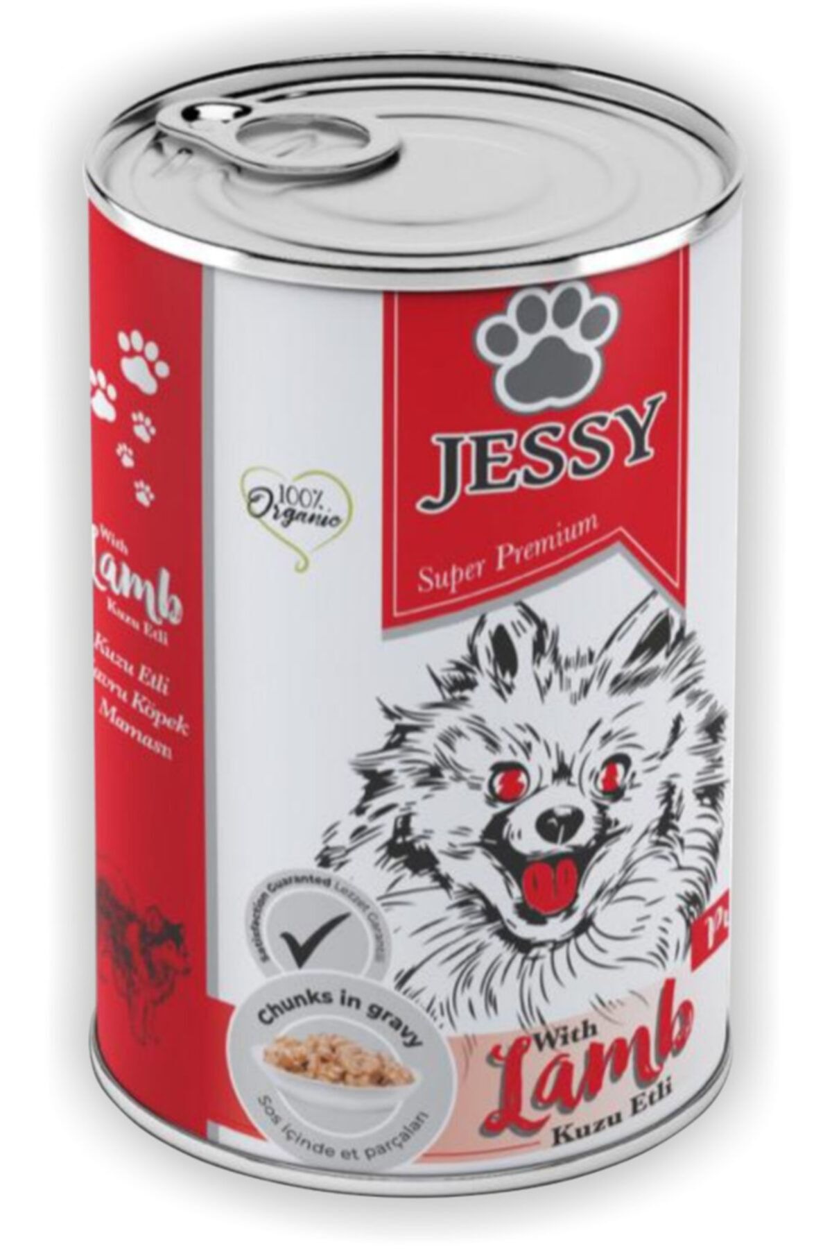 JESSY Kuzu Etli Yavru Köpek Konserve 400 gr 6 Adet