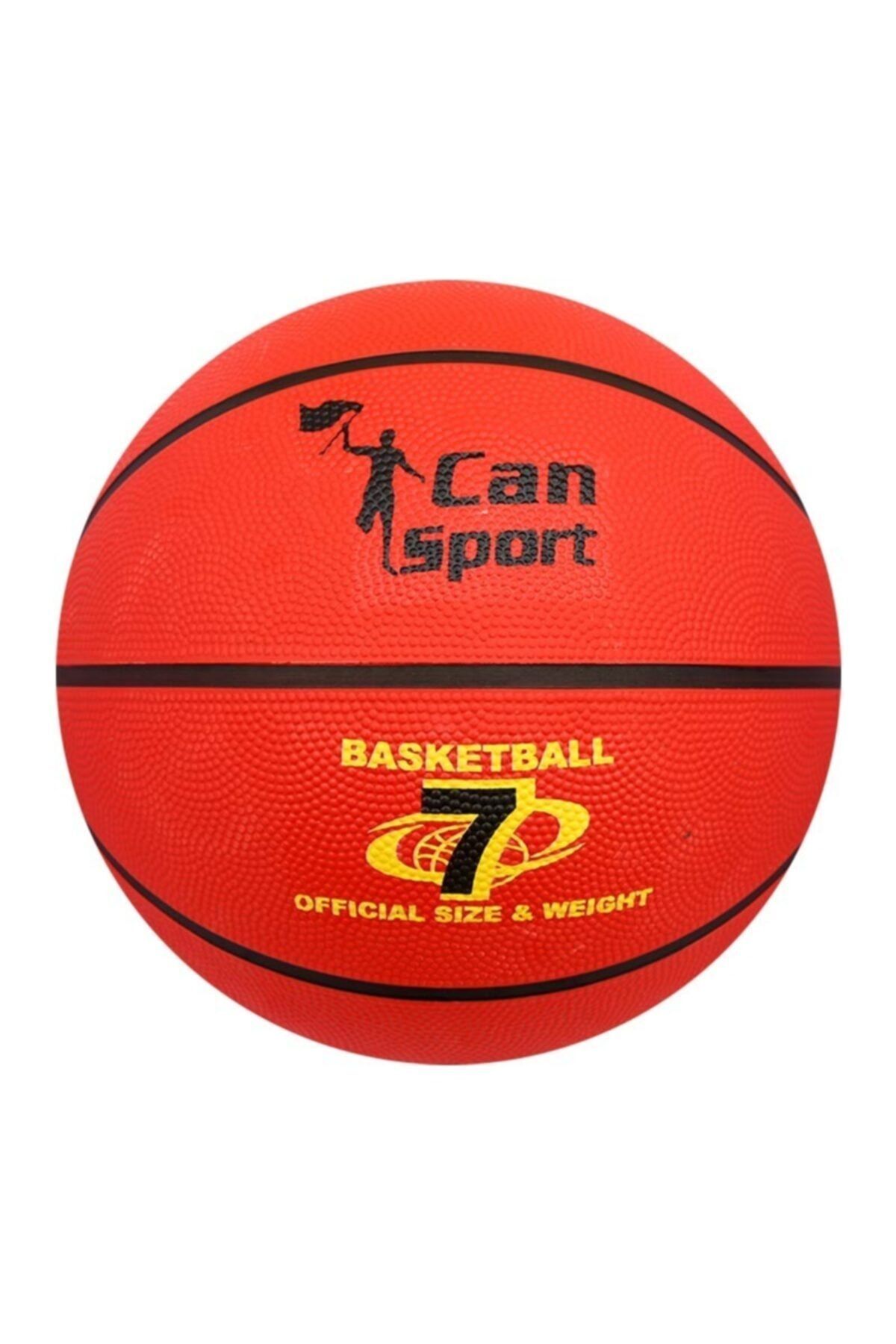 CAN SPORTS Can Sport 7 Numara Kauçuk Basketbol Topu Kırmızı