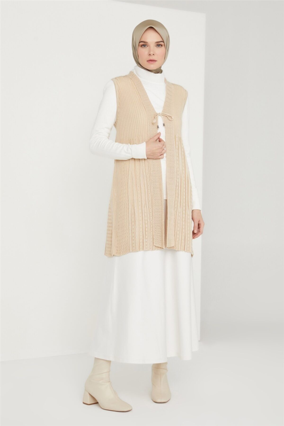 Armine Yelek 21kd9000 Krem