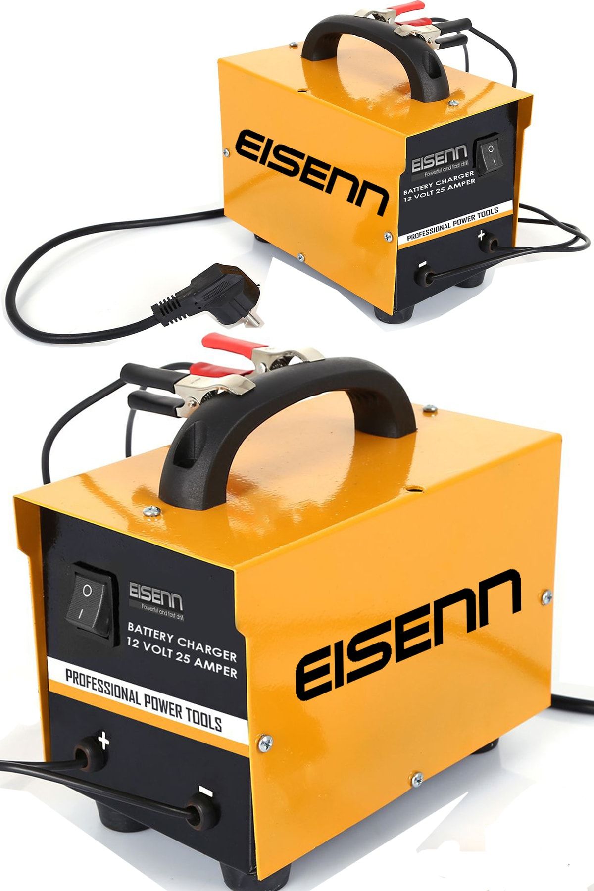 Eisenn Germany Technology Professıonell Pratik Hızlı Akü Şarj Cihazı 12 Volt 25 Amper