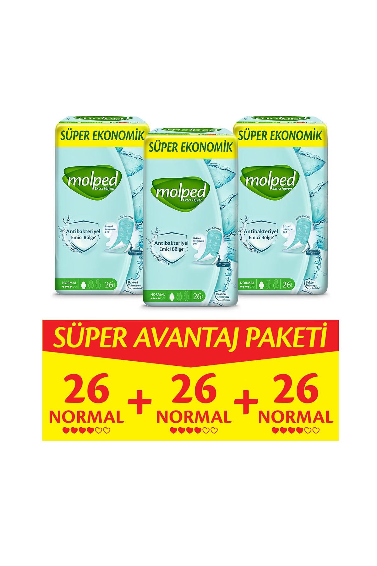 Molped Extra Hijyen Normal Süper Avantaj Paketi 78 Adet