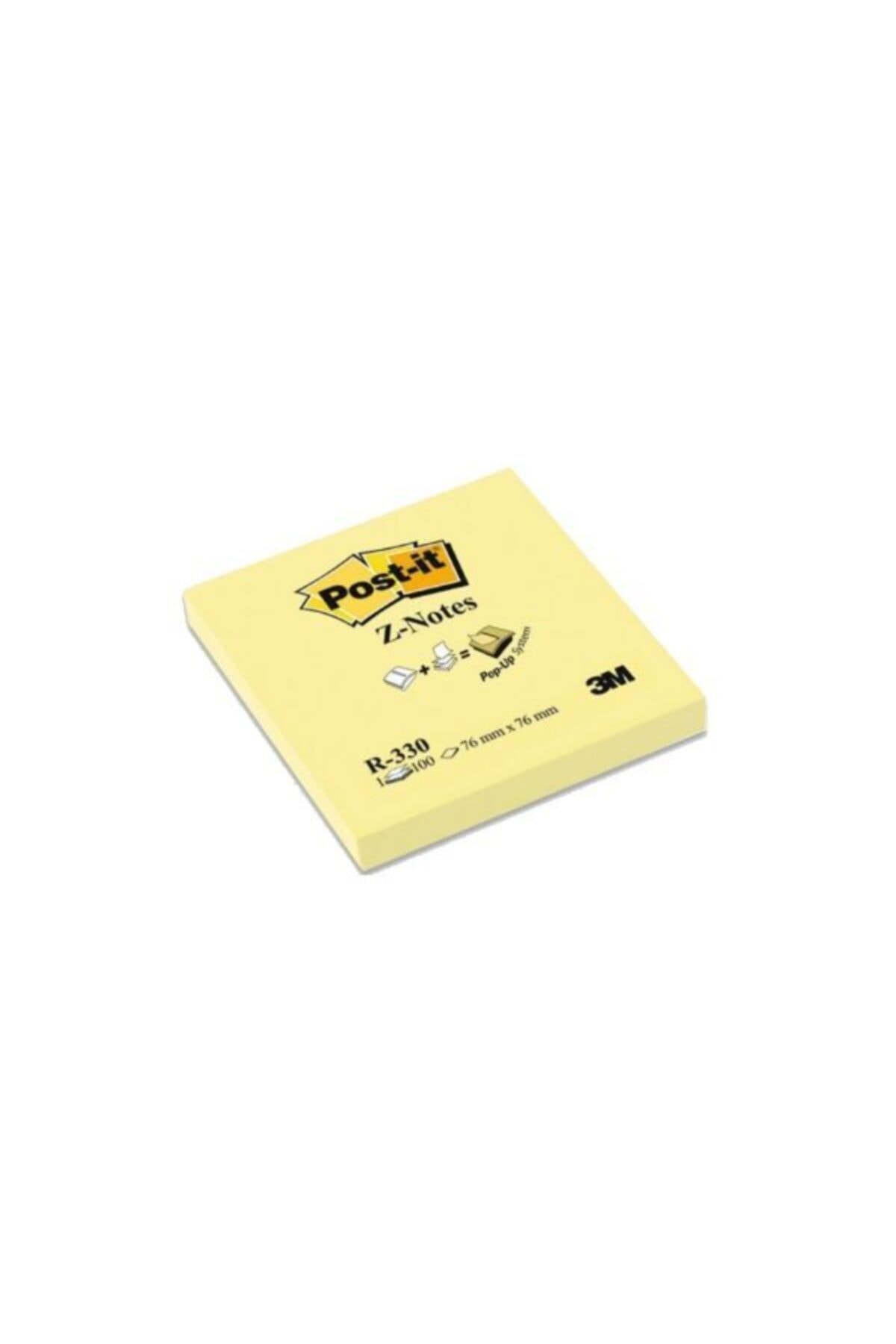 Postit Yapışkanlı Not Z Notes 76x76 Sarı R-330
