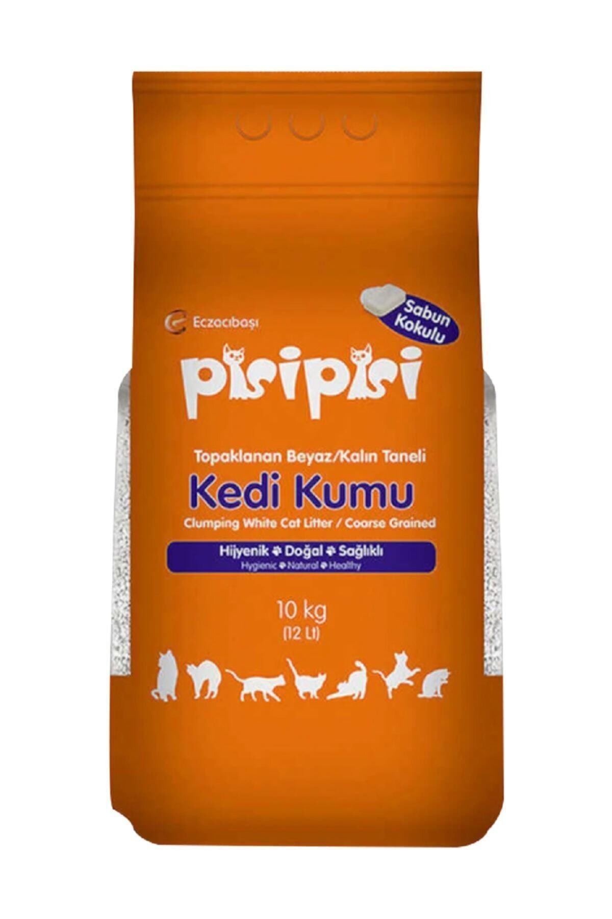 Pisipisi Sabunlu Topaklanan Bentonit Kedi Kumu 10 kg
