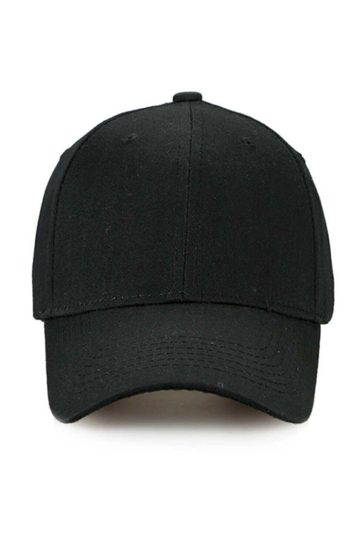 eleven market Siyah Unisex Spor Şapka Kep
