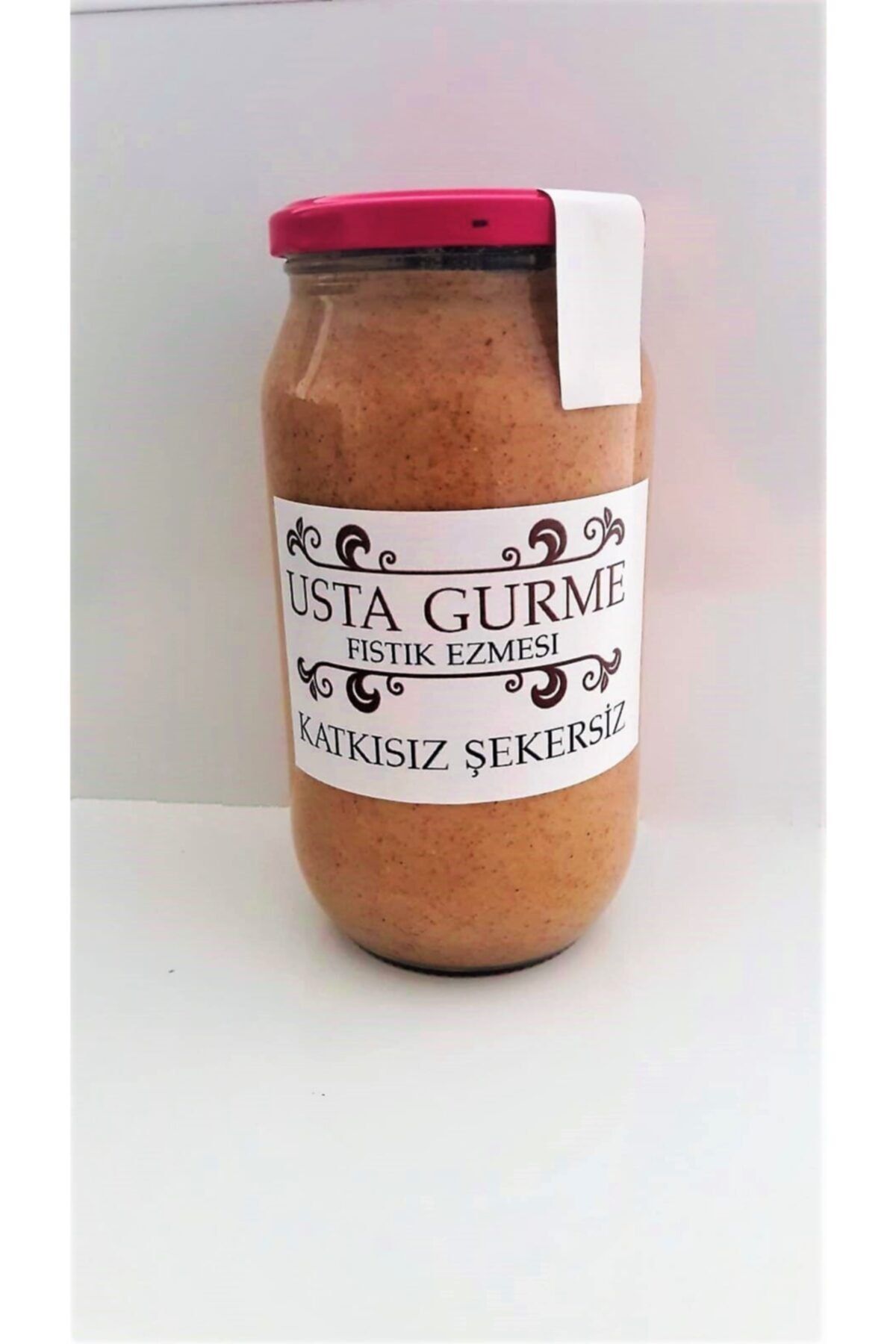 USTA GURME Katkısız Şekersiz %100 Fıstık Ezmesi Net 1 Kg