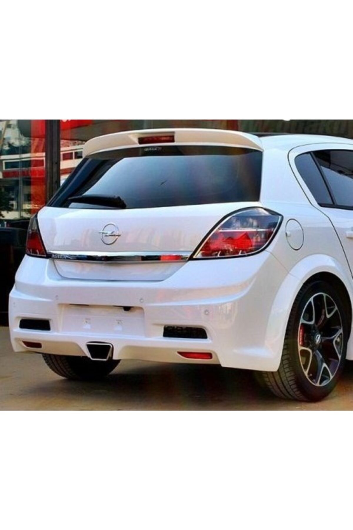 NilparTuning Opel Astra H Opc Uyumlu Arka Tampon 4 Kapı Fiber Boyasız