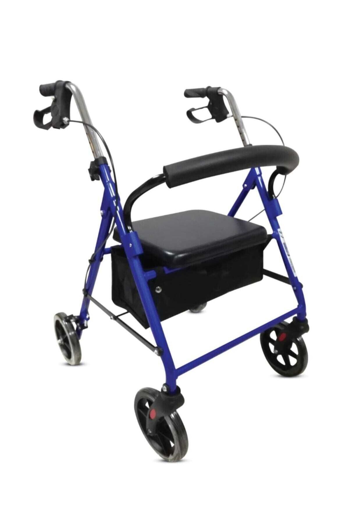 Case Rolatör 4 Tekerlekli Yürüteç 130 Kg Taşıma Kapasiteli