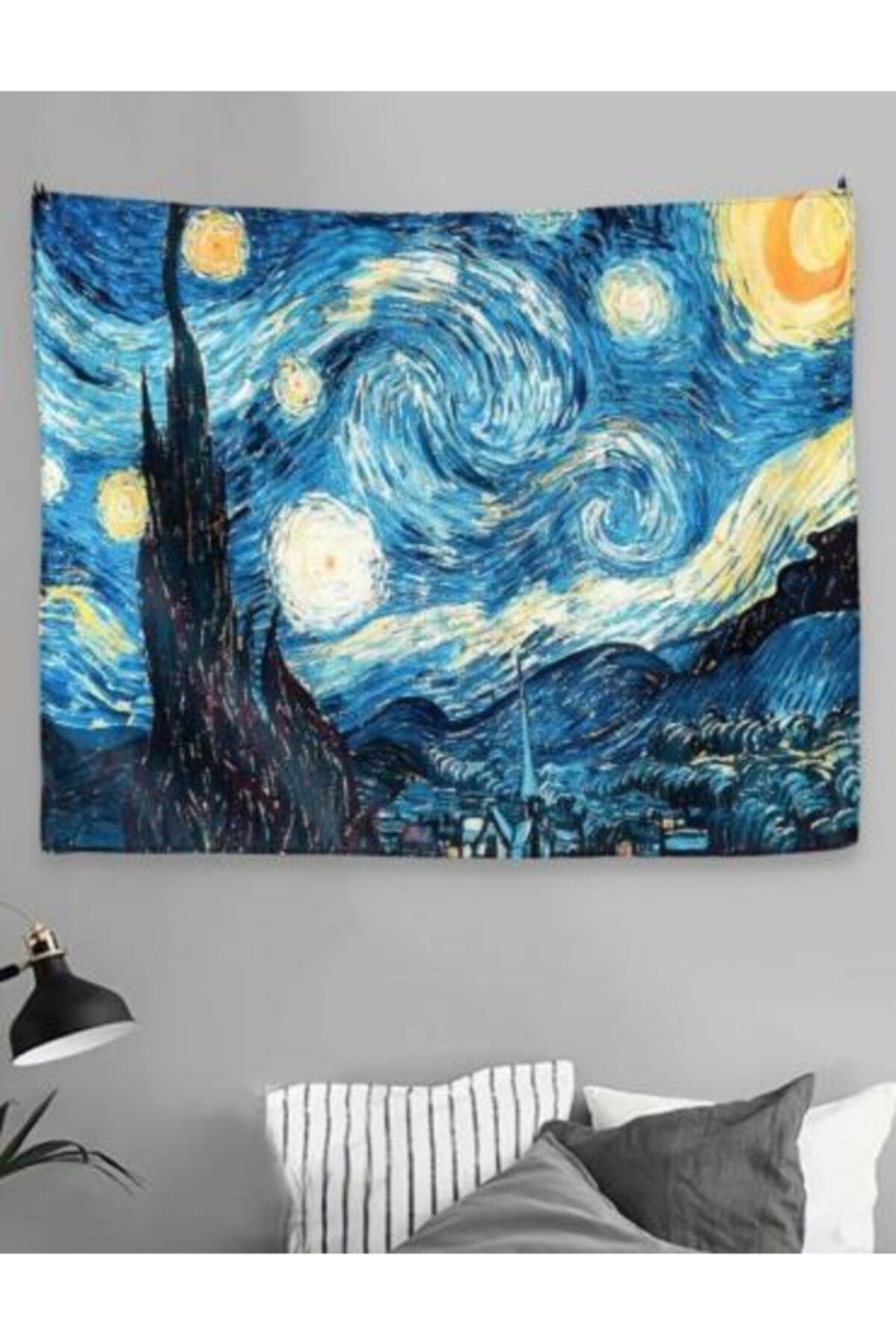 EF Moda Yıldızlı Gece Duvar Halısı 70x90 Cm