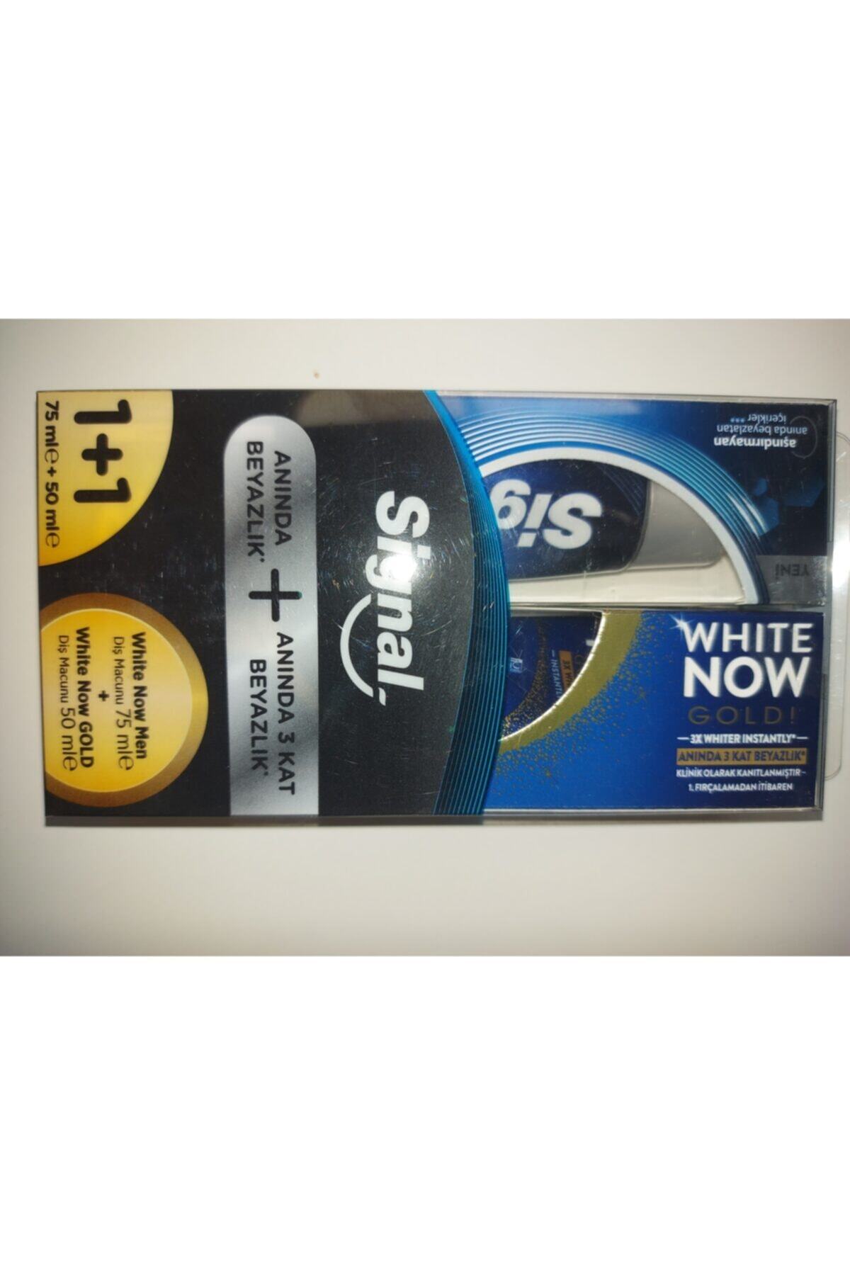 Signal Diş Macunu White Now Men 75 Ml.+gold 50 Ml.set