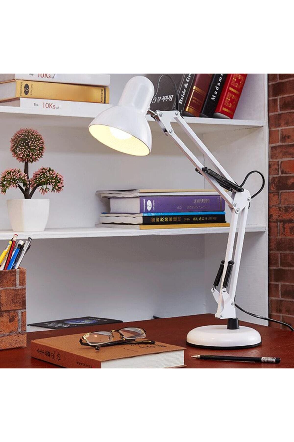 Coral Light 360° Hareketli Çalışma Masa Lambası + 10w Led Ampul