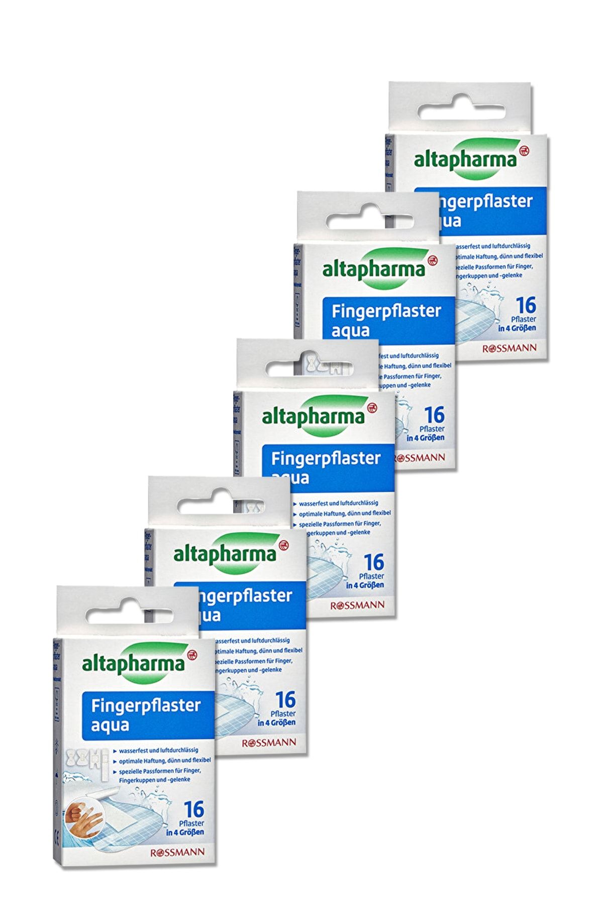 Altapharma Yara Bandı 16 Adet Suya Dayanıklı Parmak Yara Bandı (5 Adet)