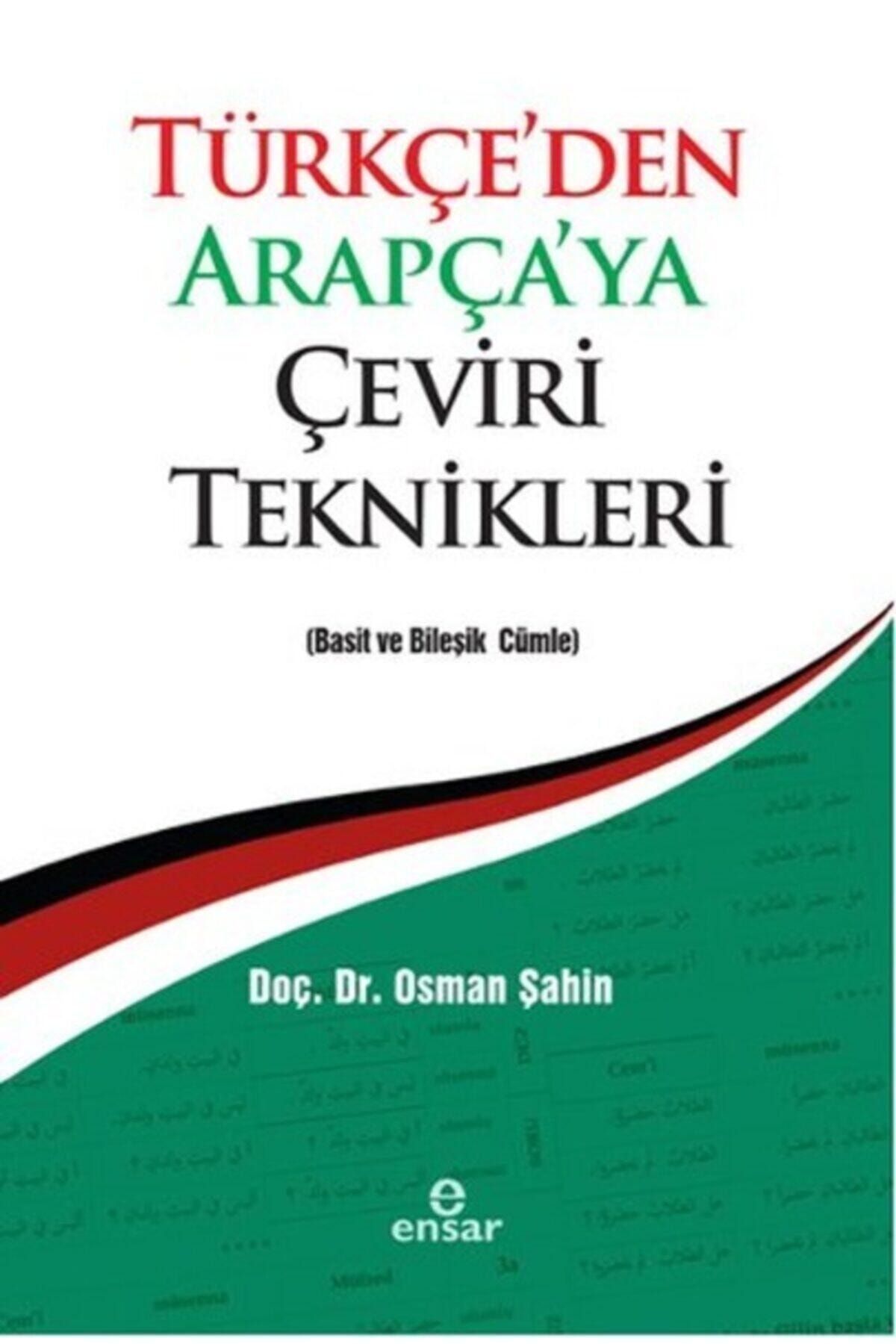 Ensar Neşriyat Türkçe'den Arapça'ya Çeviri Teknikleri