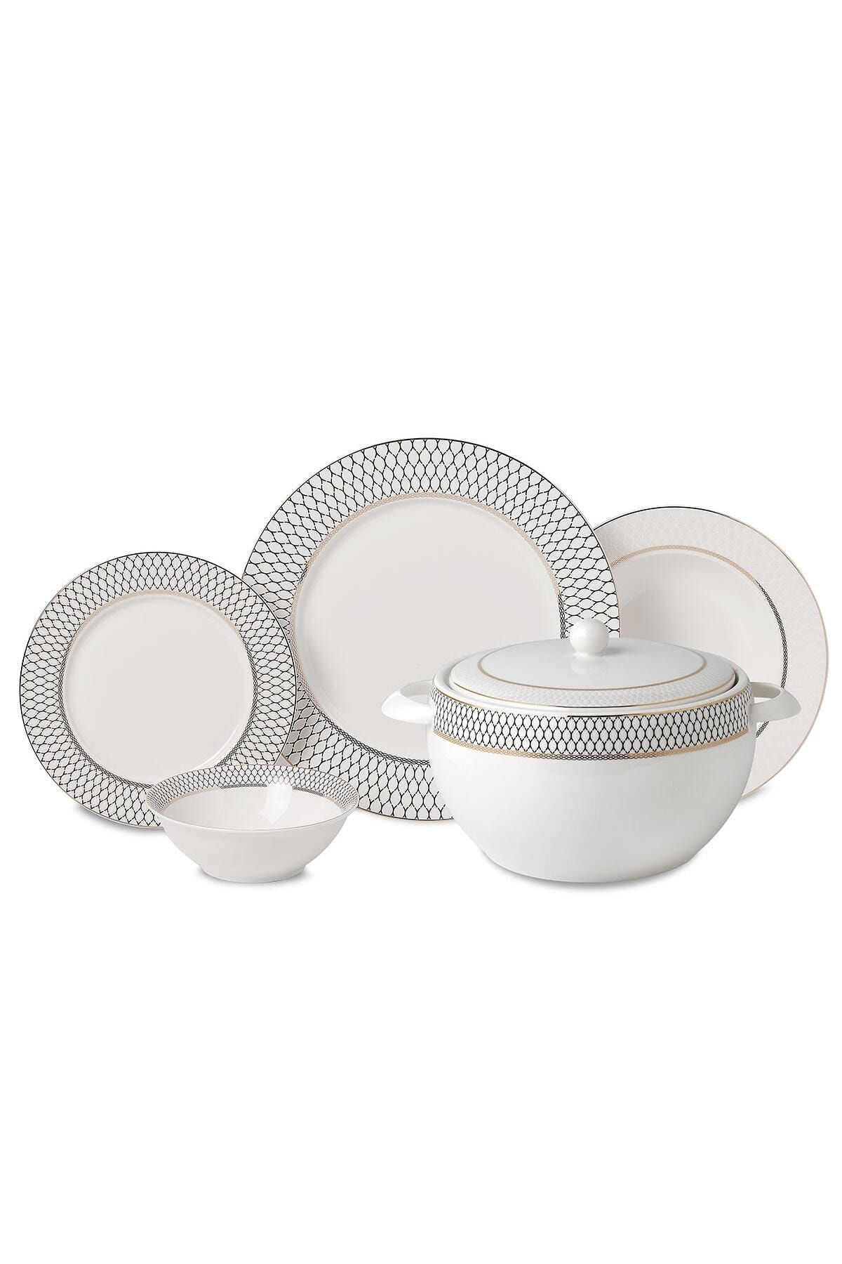 KORKMAZ Perla Collection 60 Parça Yemek Takımı A8362
