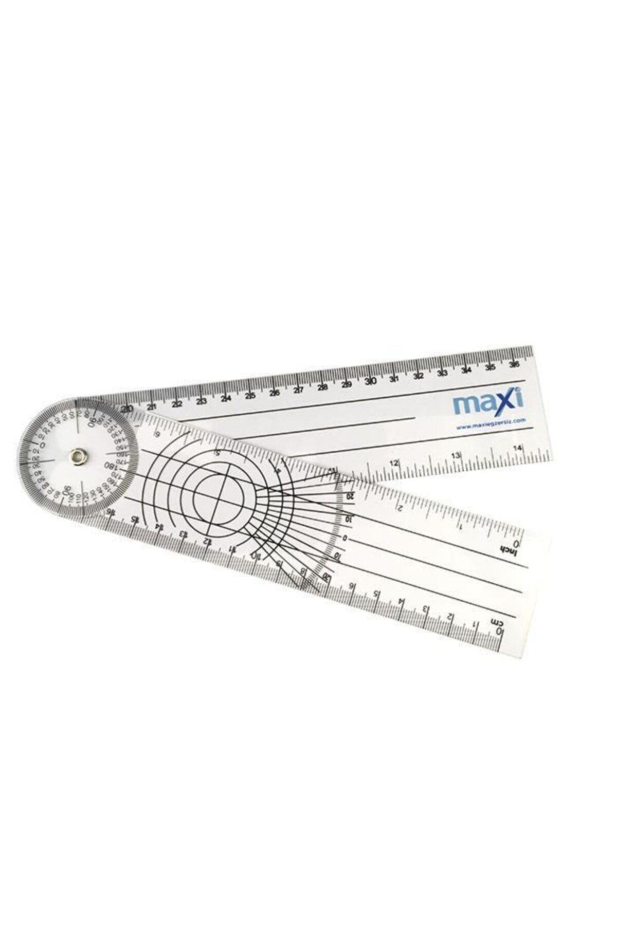 MAXİ Cep Gonyometresi , Cetvel Gonyometre 20 Cm