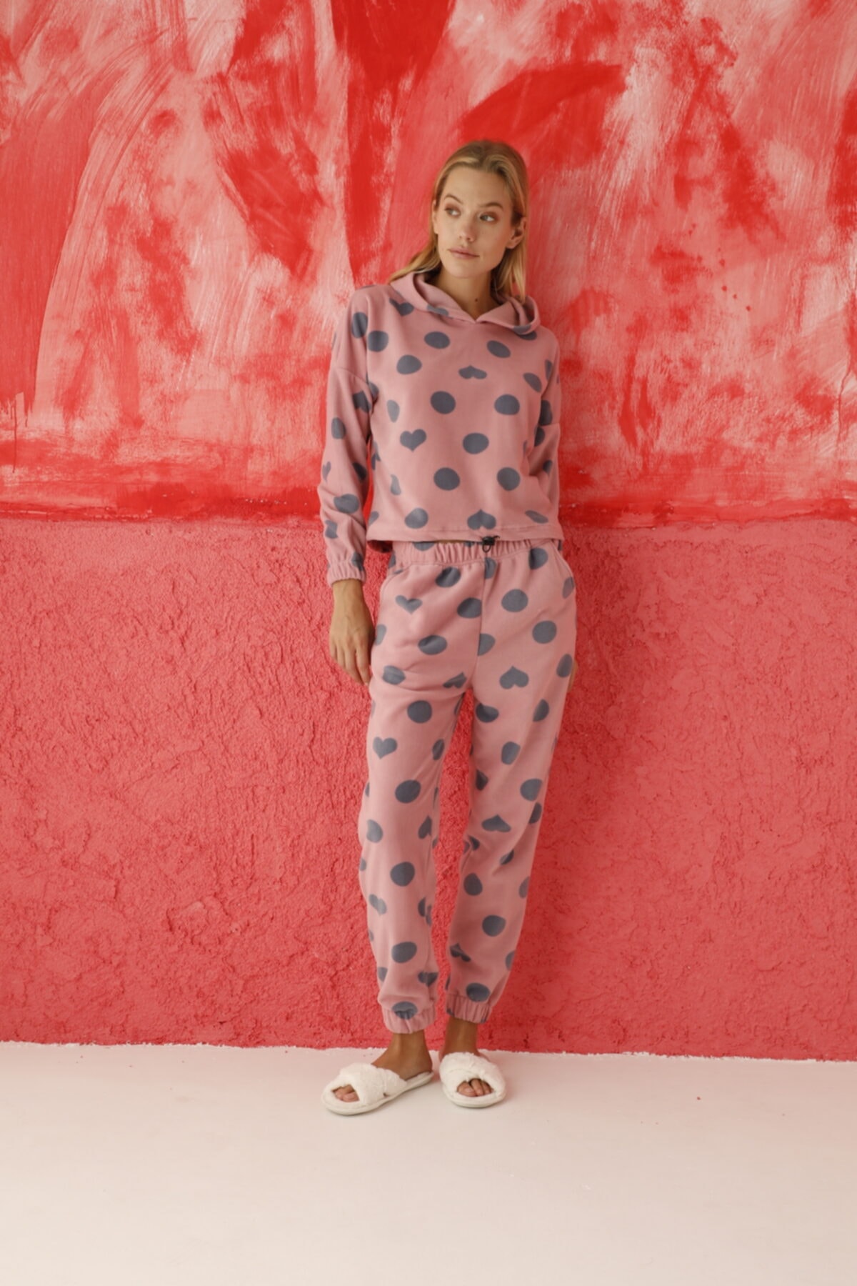 pijamacity Crop Pijama Takımı