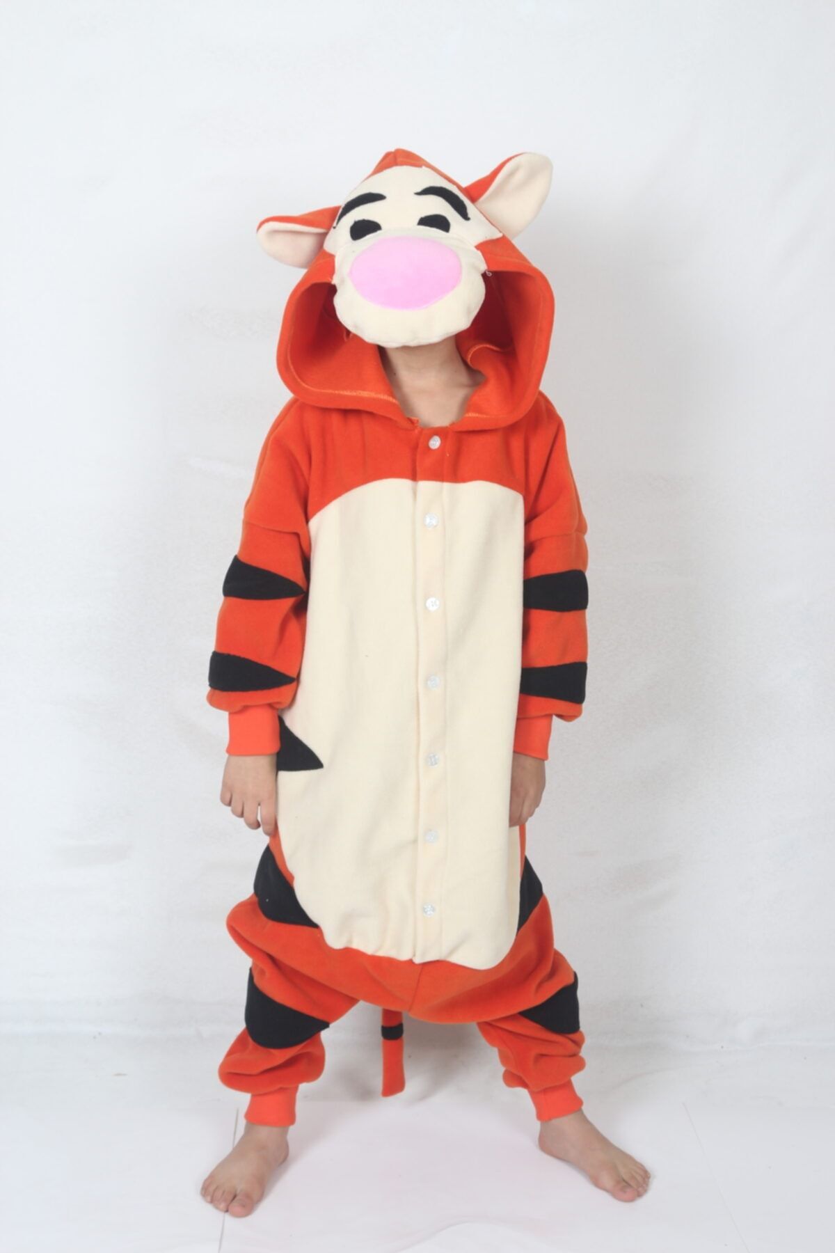 yüsü kostüm evi Çocuk Kigurumi Kaplan Hayvan Kostümü Gereksiz Şeyler