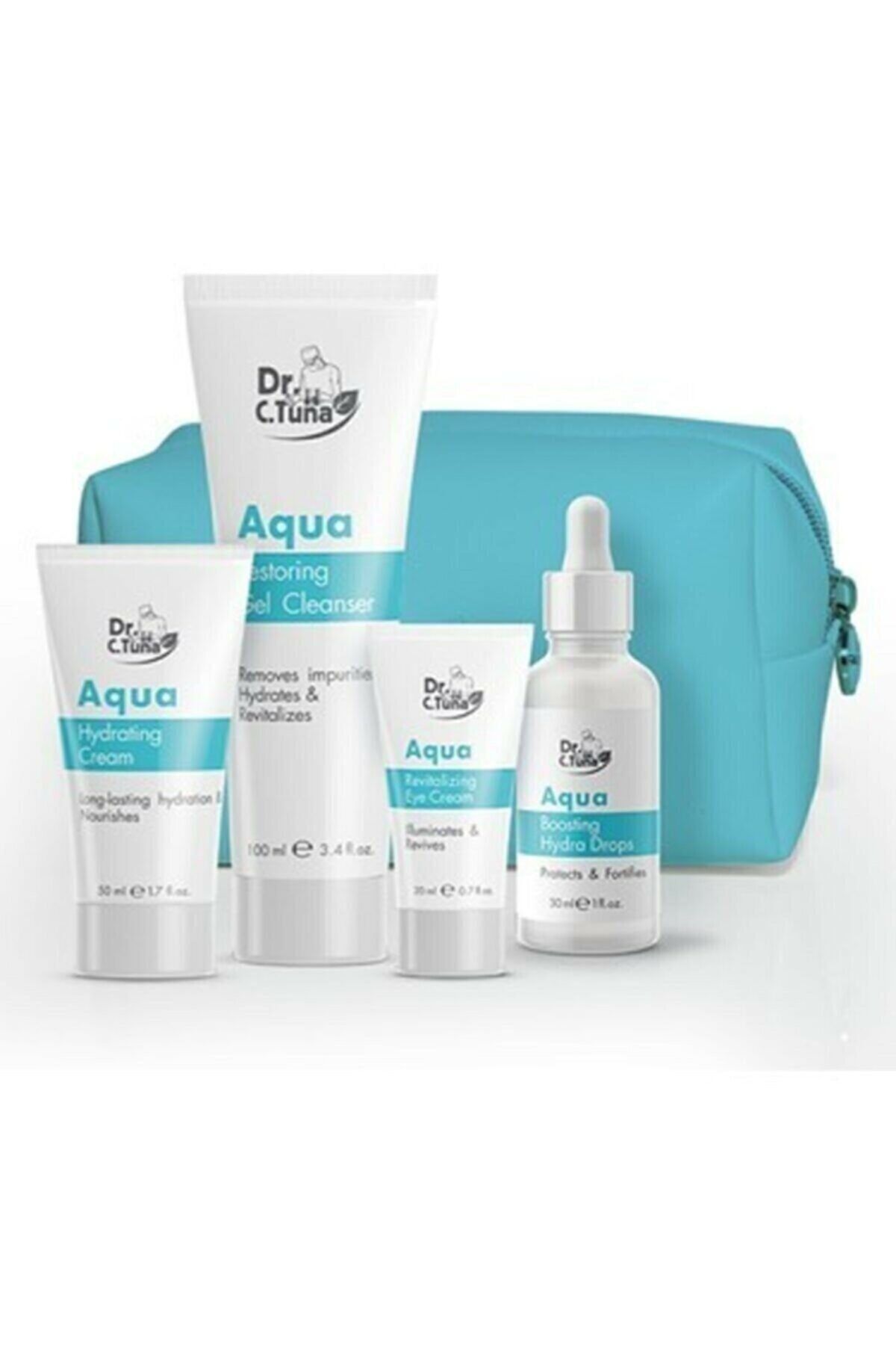 Dr. C. Tuna Aqua Serisi Günluk Nemlendirici Set + Çanta