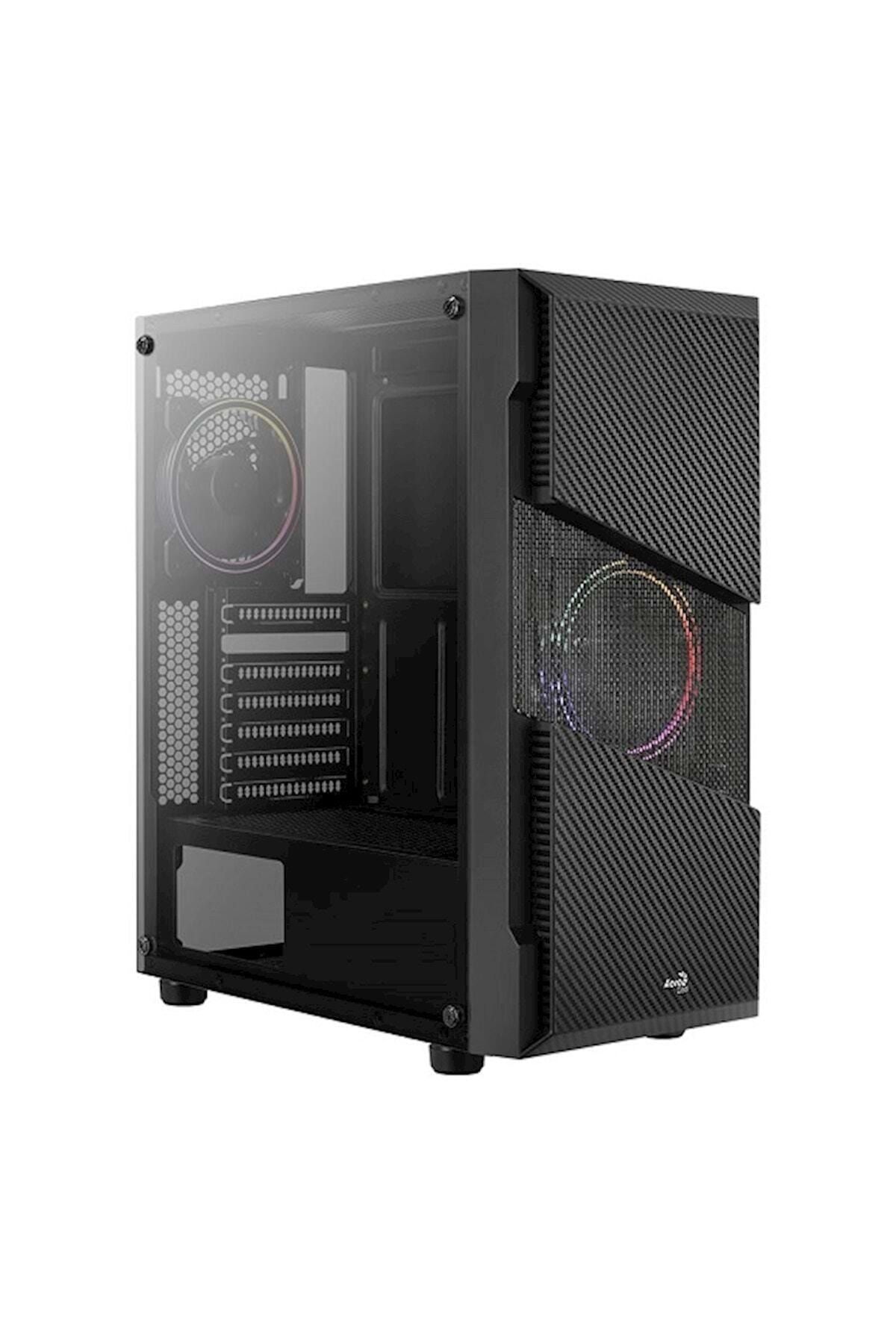 AEROCOOL Menace Saturn 500w 80+ 2 X 12cm Frgb Fan Mid Tower Kasa Ae-mns-580