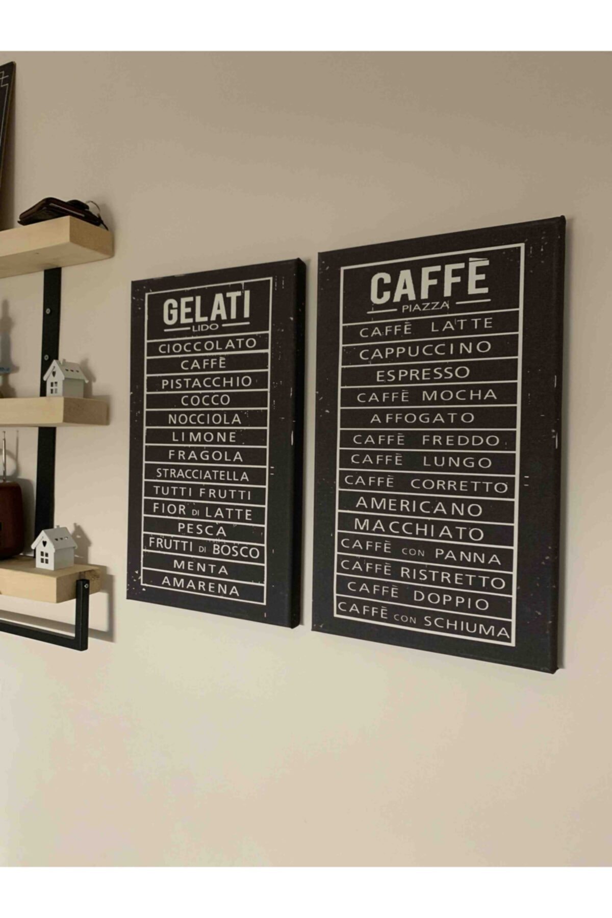 KanvasSepeti Caffe Gelati Ikea Mutfak Tablosu Orjinal Tasarım