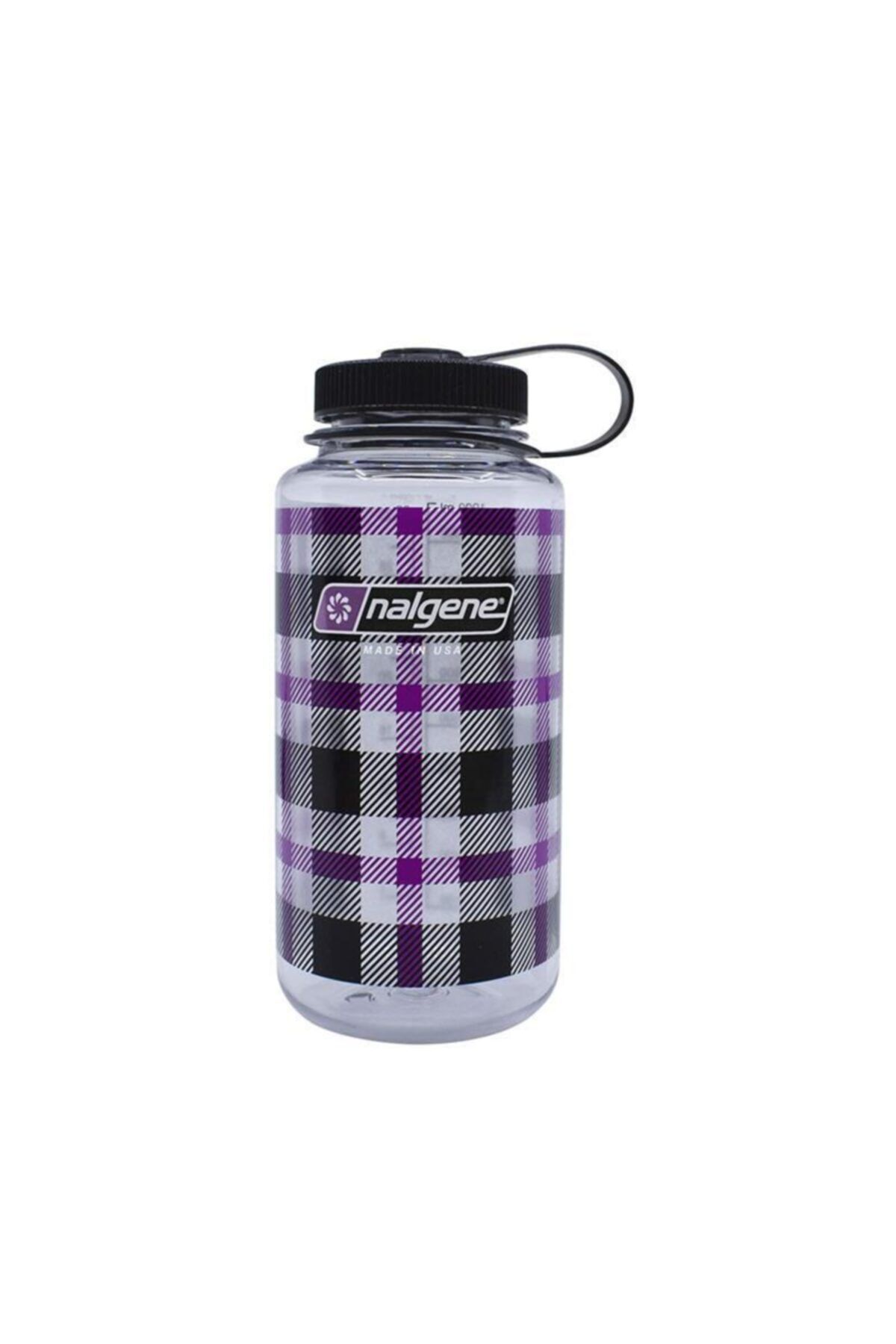 NALGENE 32oz Wide Mouth Purple Plaid