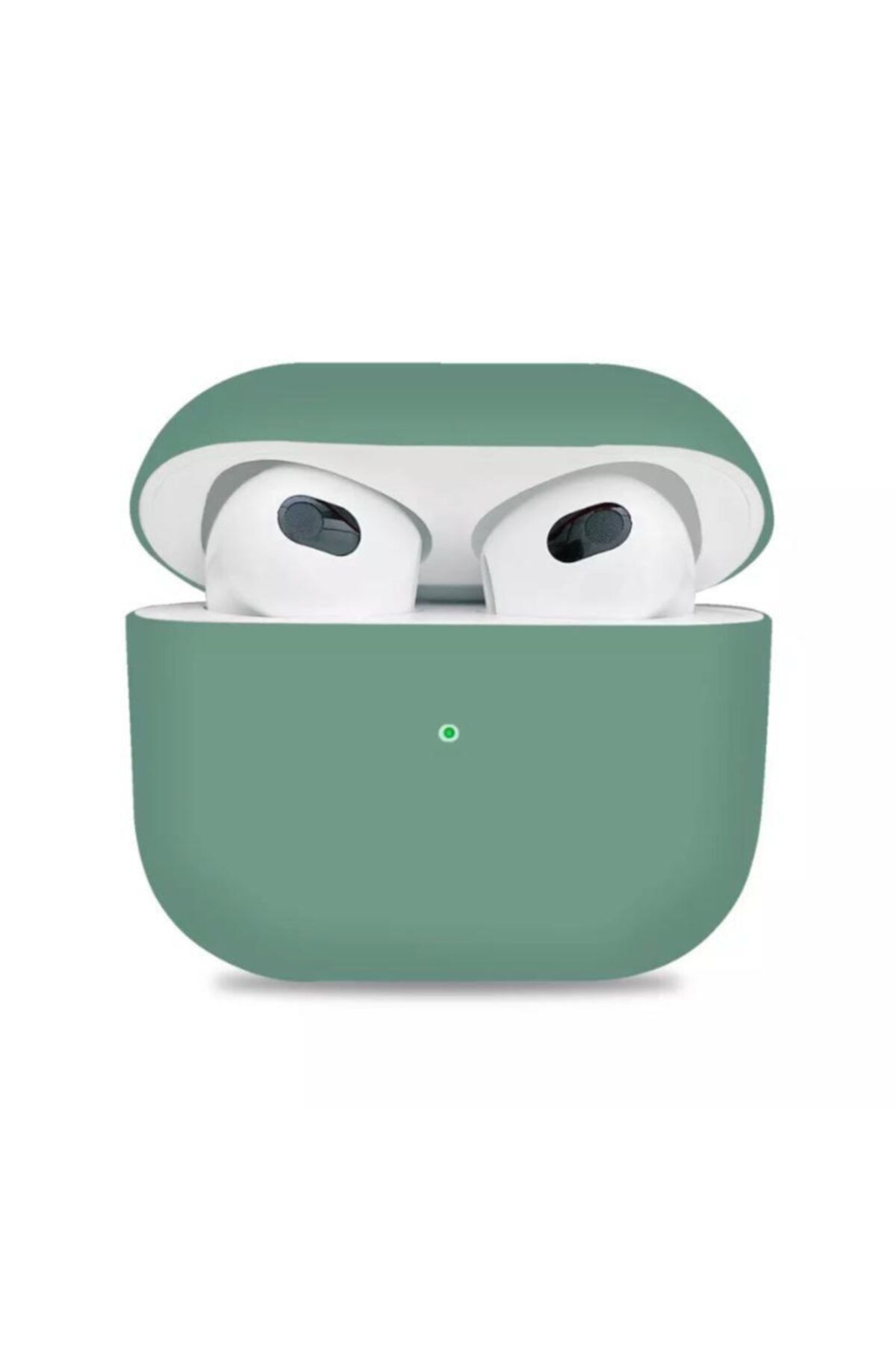 Hayal Kılıf Zümrüt Yeşili Renk Apple Airpods 3.nesil Uyumlu Kılıfı