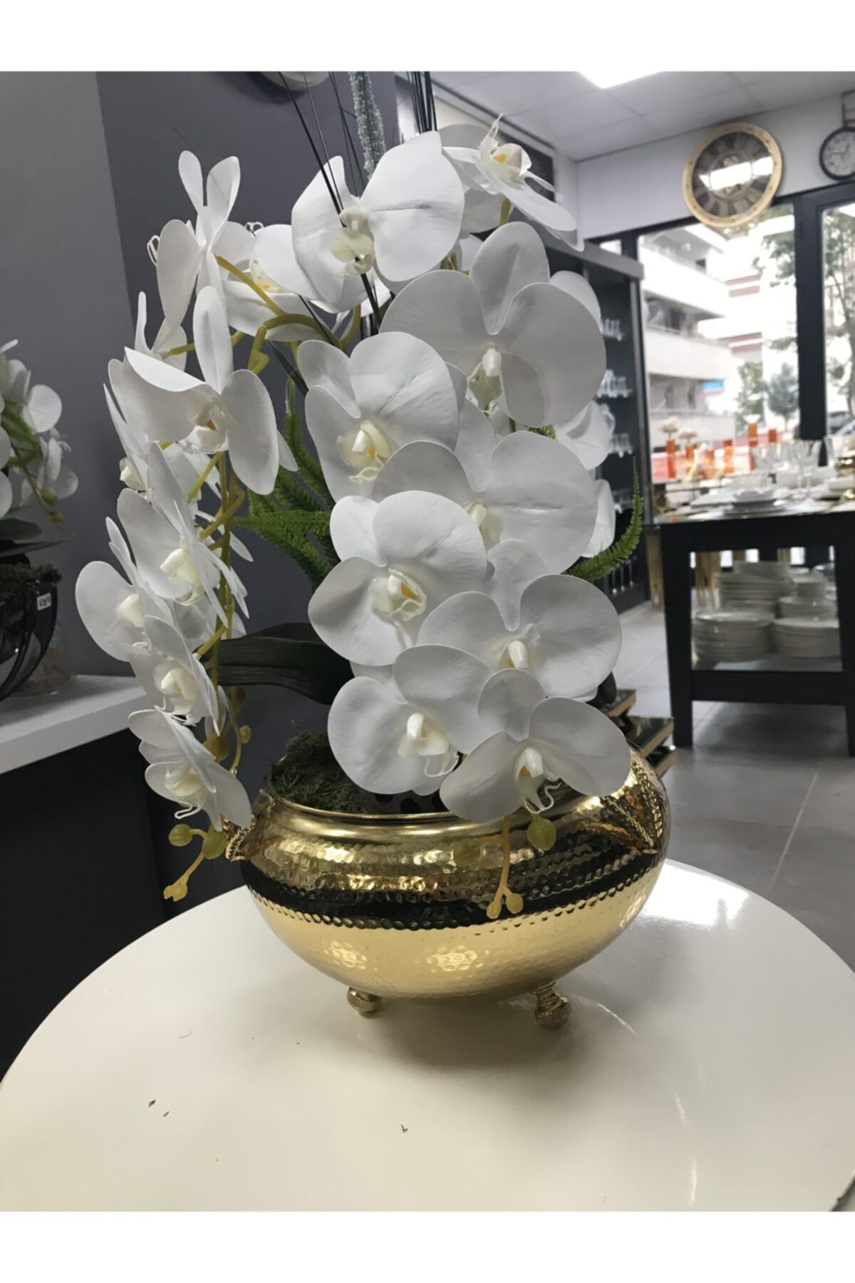 SEZER Gold Saksılı Islak Orkide