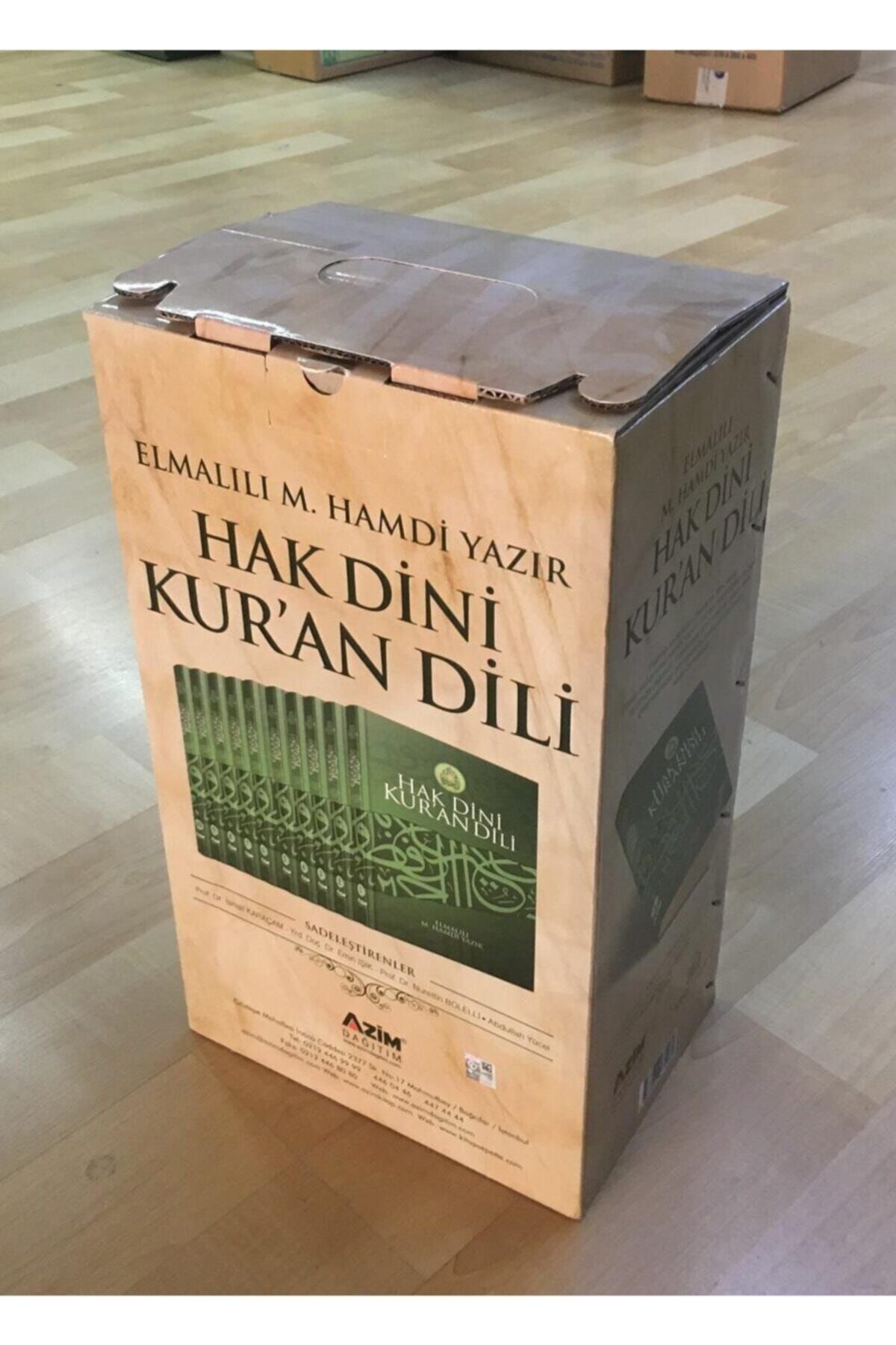 Azim Dağıtım Hak Dini Kuran Dili, 10 Cilt, Elmalılı Muhammed Hamdi Yazır, 17x24 Cm. 2. Hamur,