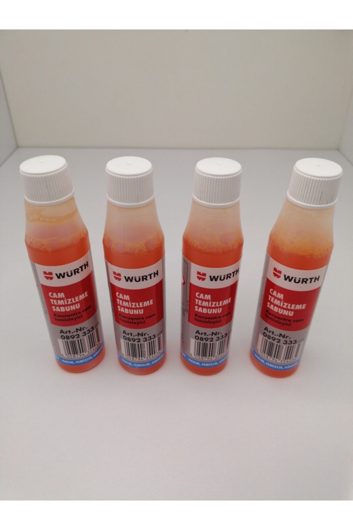 Würth 4 Adet - Konsantre Cam Suyu Temizleme Cam Sabunu 32ml. 4058794354034
