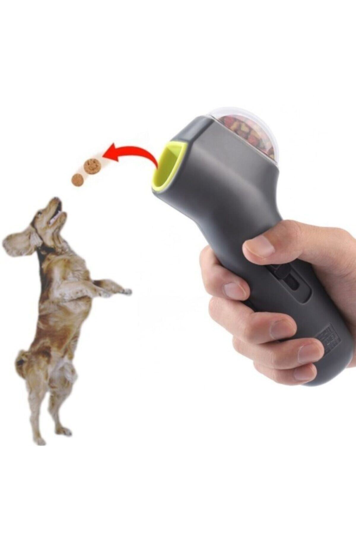 touchhouse Evcil Hayvan Köpek Mama Atıcı Egzersiz Oyun Tabancası