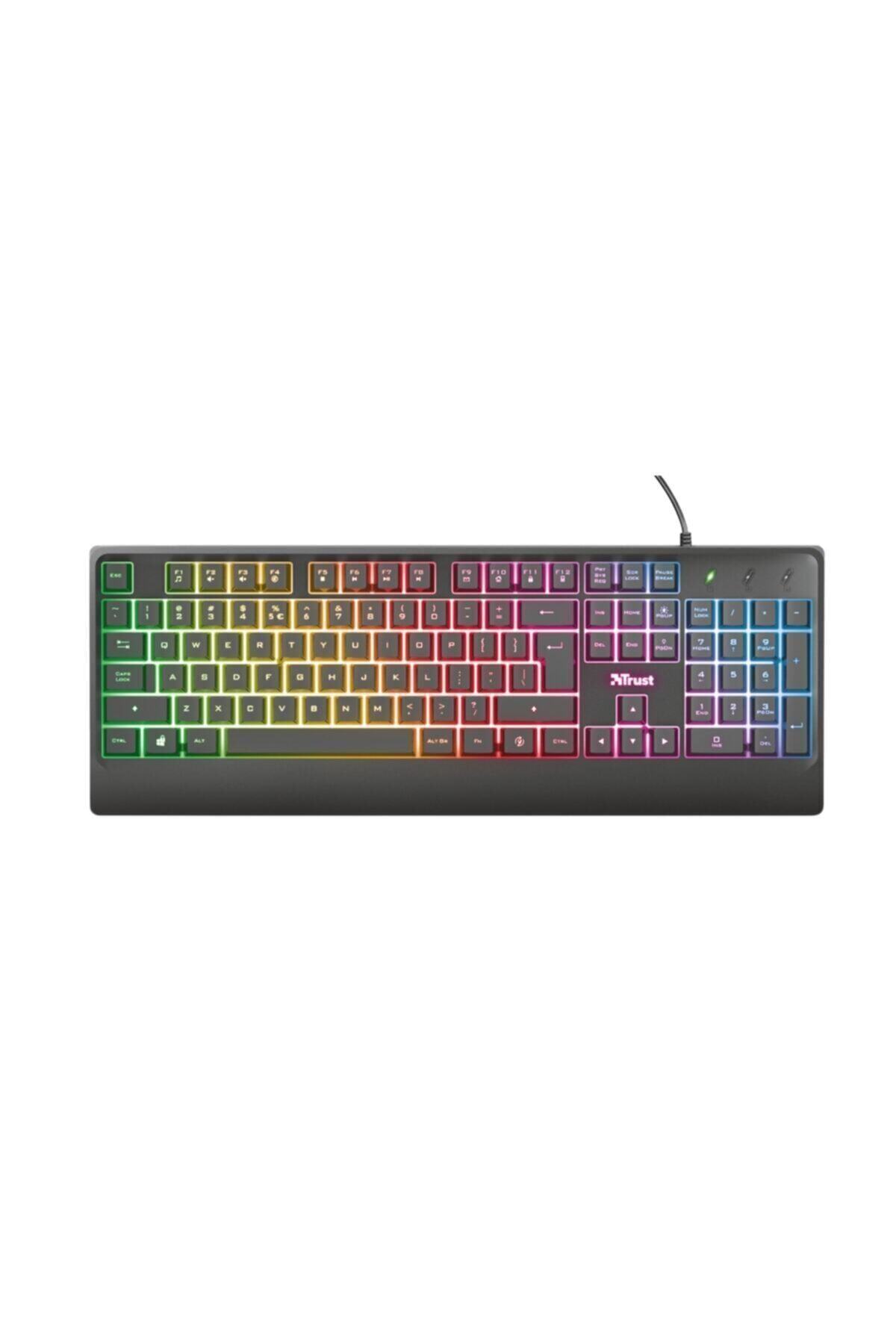 Trust Ziva Gaming Rainbow Led Oyuncu Klavye