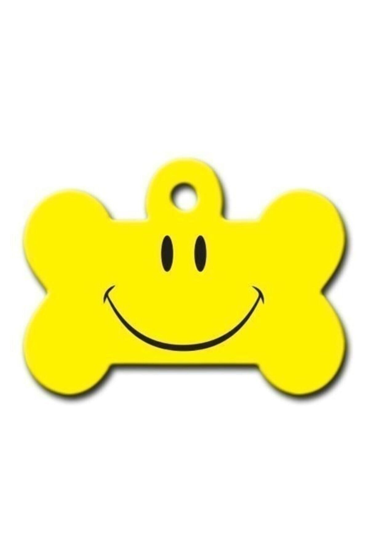 altın pati Smile Kemik Kedi Köpek Künyesi
