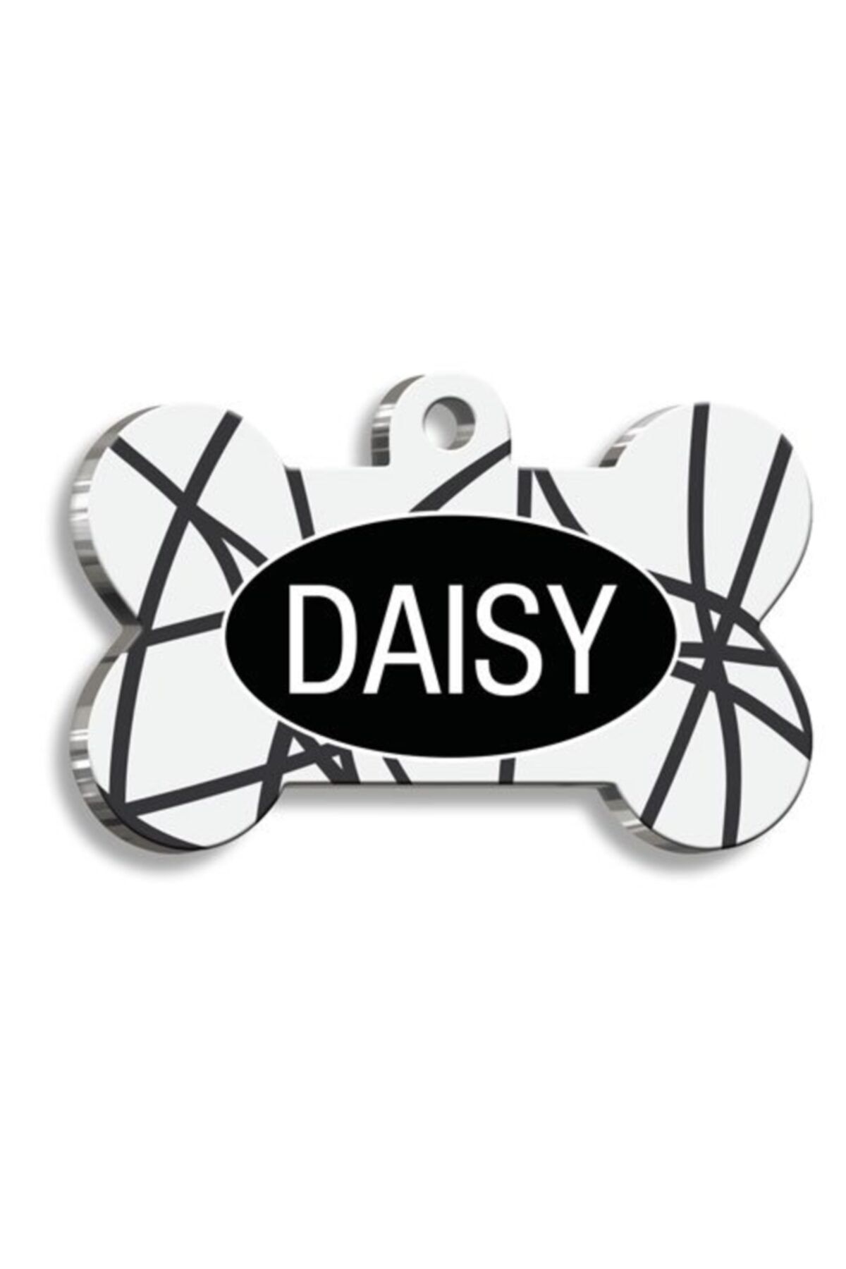 altın pati Siyah Şık Kedi Köpek Künyesi