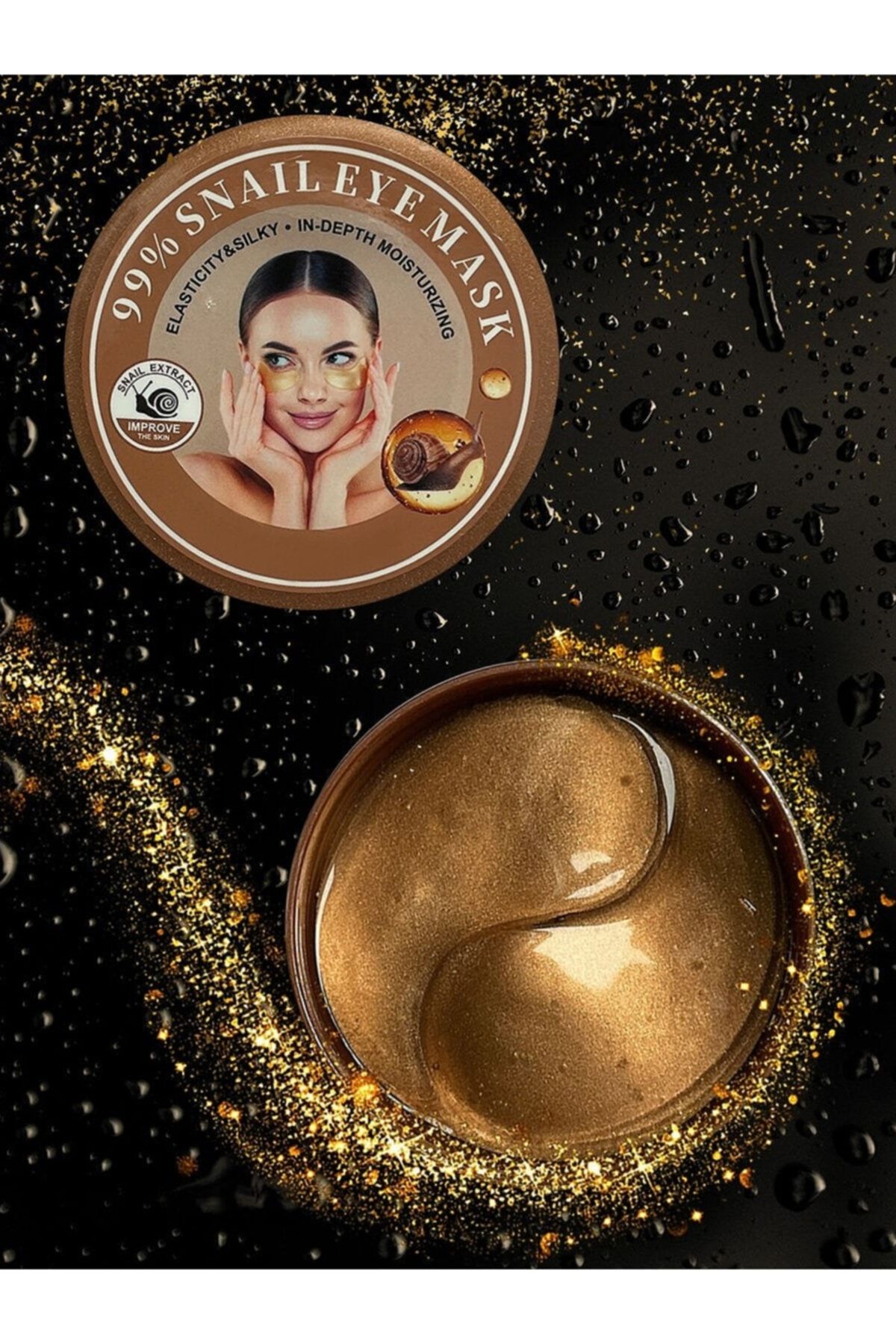 AİLY COSMETİCS Aily Kırışıklık Karşıtı, Toparlayıcı, Salyangoz Özlü Göz Altı Maskesi 1.4g X 60 Adet