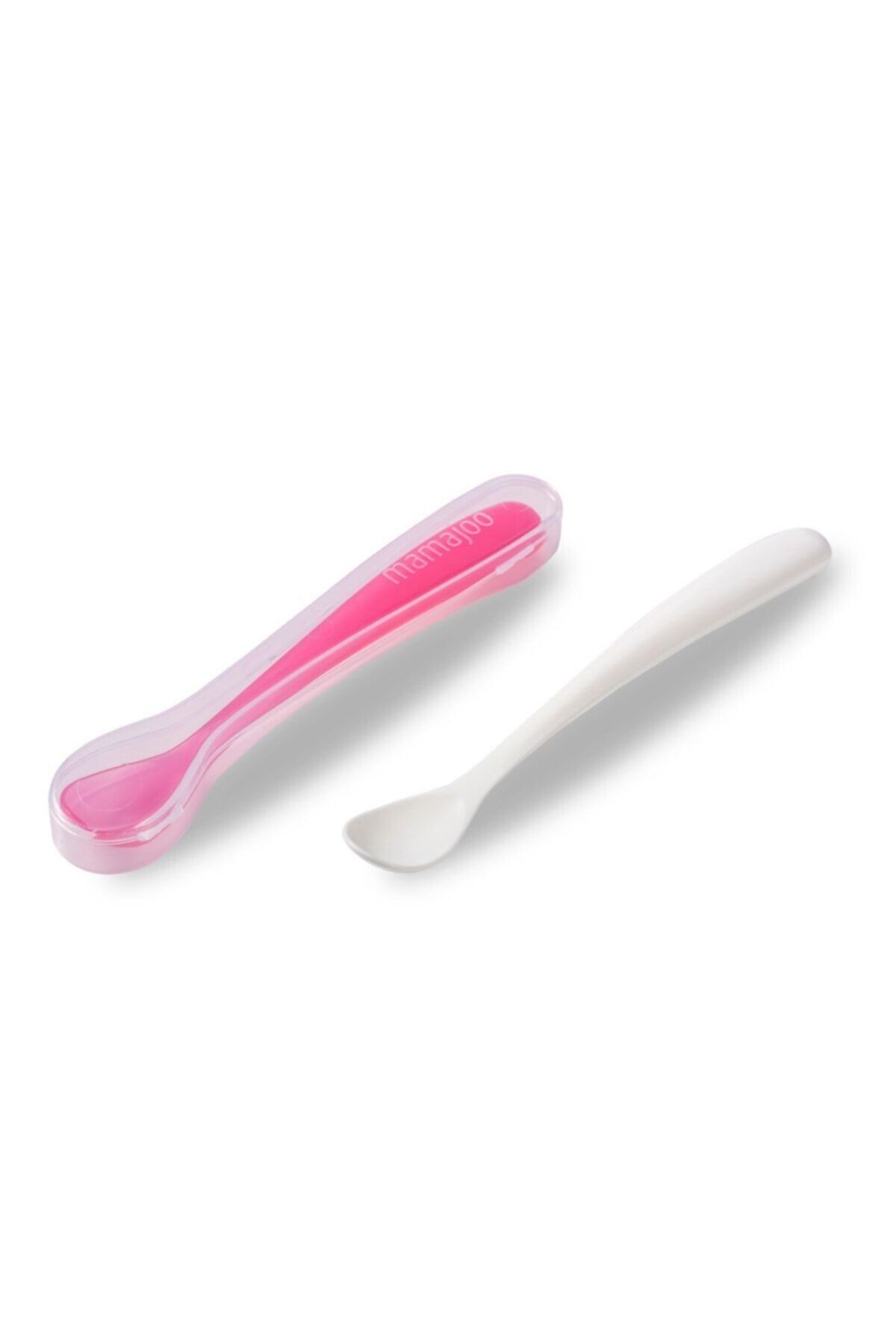 Mamajoo 2´li Beslenme Kaşığı & Saklama Kutusu  Pembe