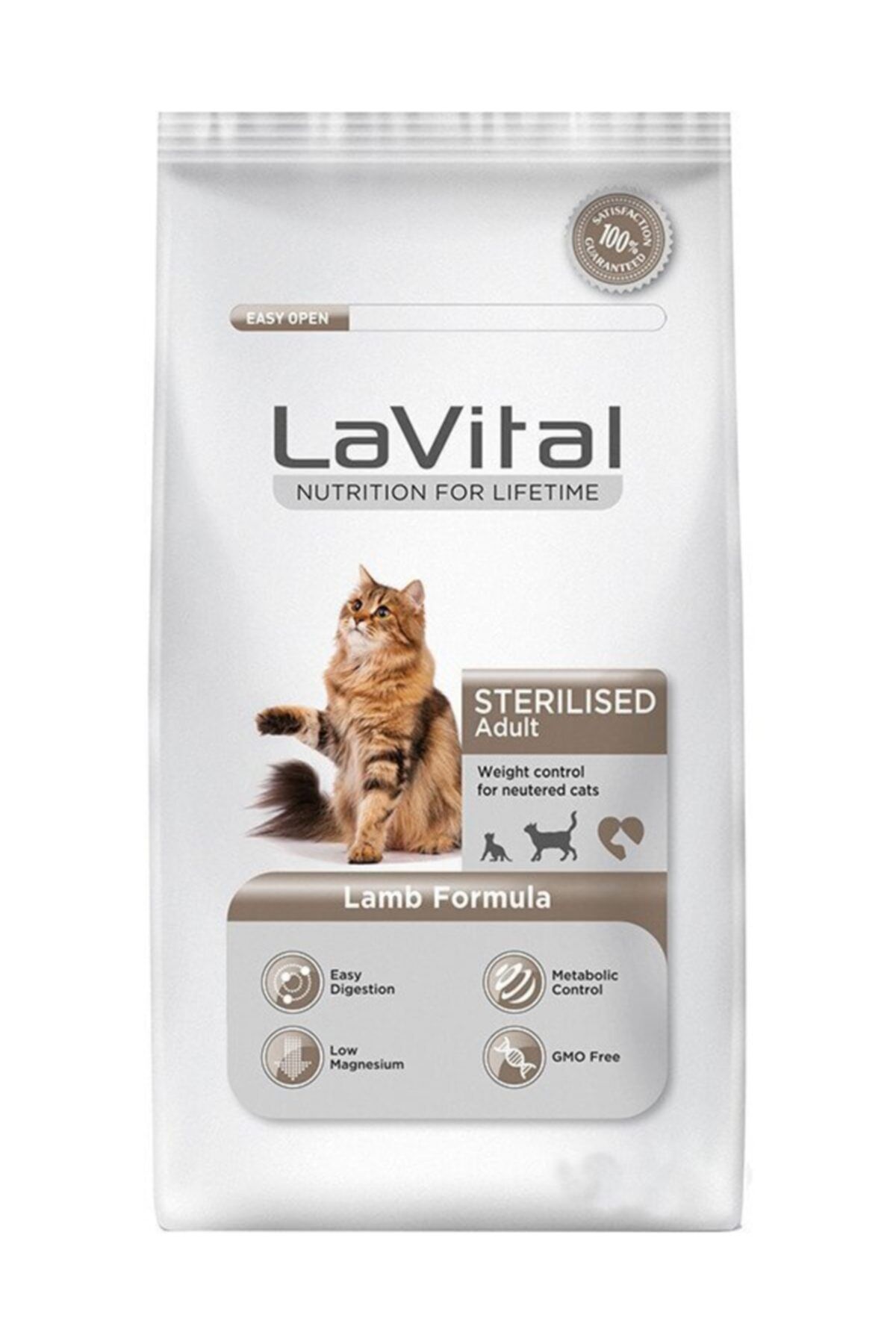 La Vital Kuzu Etli Kısırlaştırılmış Yetişkin Kedi Maması 12 kg
