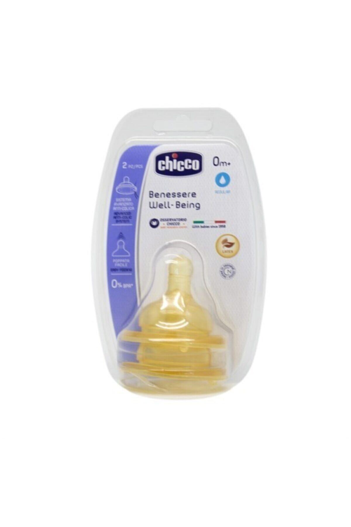 Chicco Biberon Emziği 0 Ay 2 Li Normal Akış Kauçuk