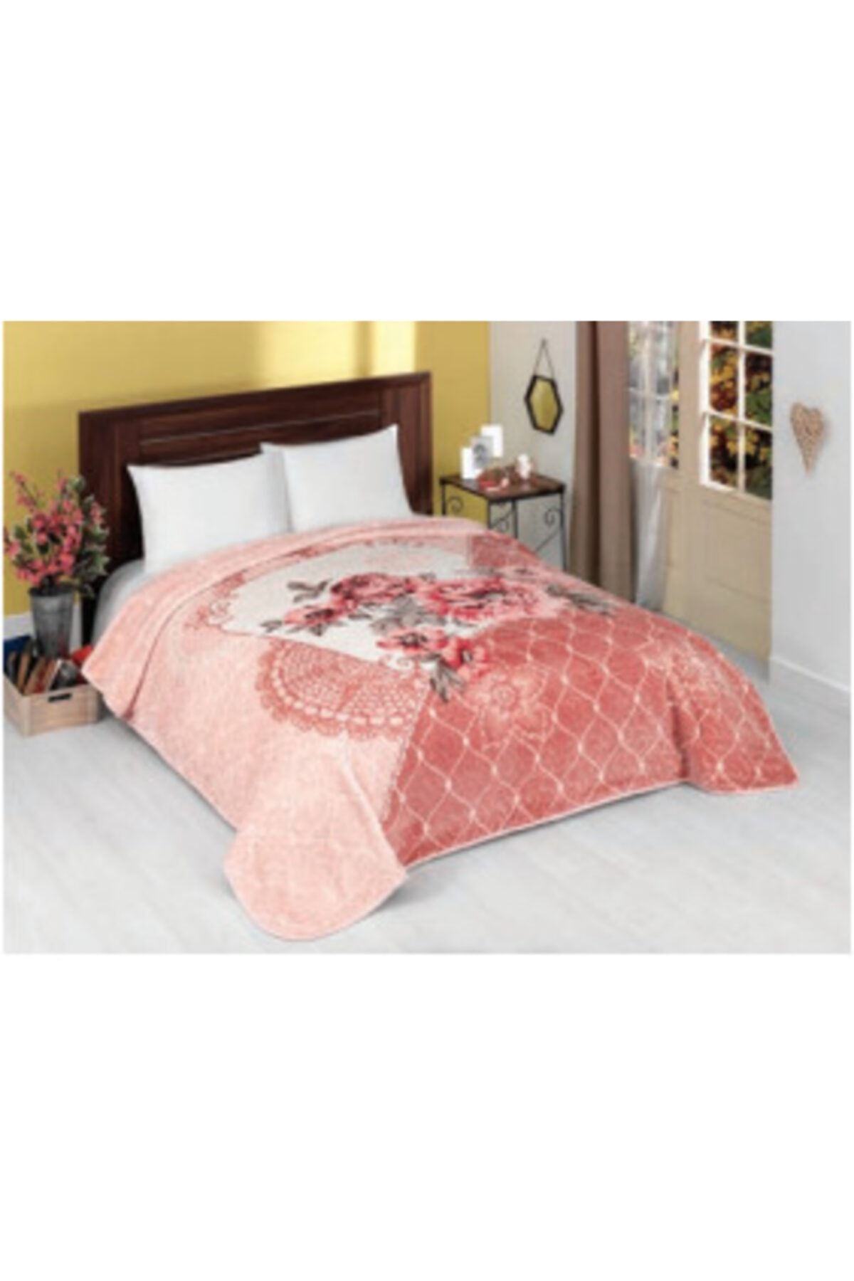 Armada Mink Solana Lüks Vizon Battal Boy Battaniye 989 Pudra 220x240 &hem Battaniye & Hem Yatak Örtüsü