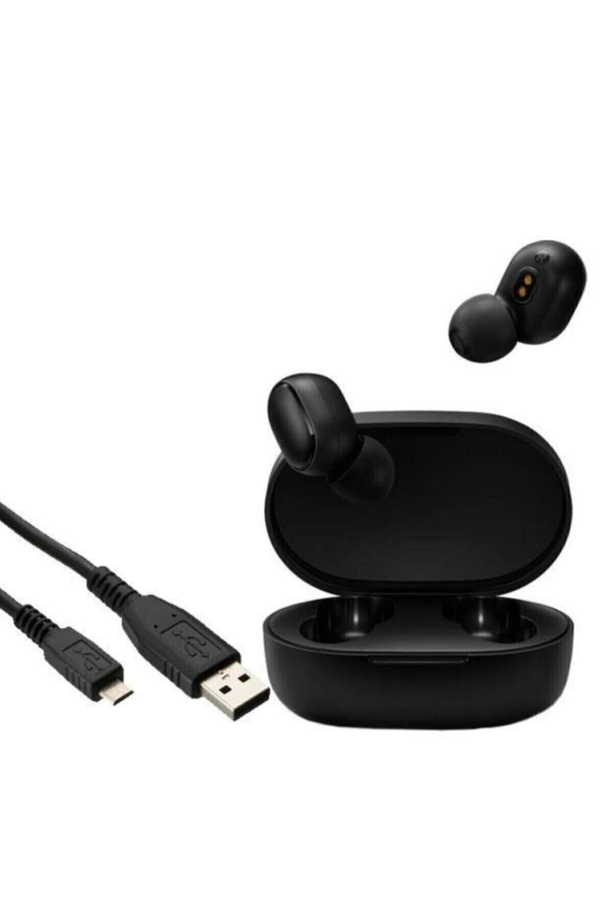 LEDSAN Redmi Airdots S Tws Bluetooth 5.0 Uyumlu Kulaklık Kablo Hediyeli