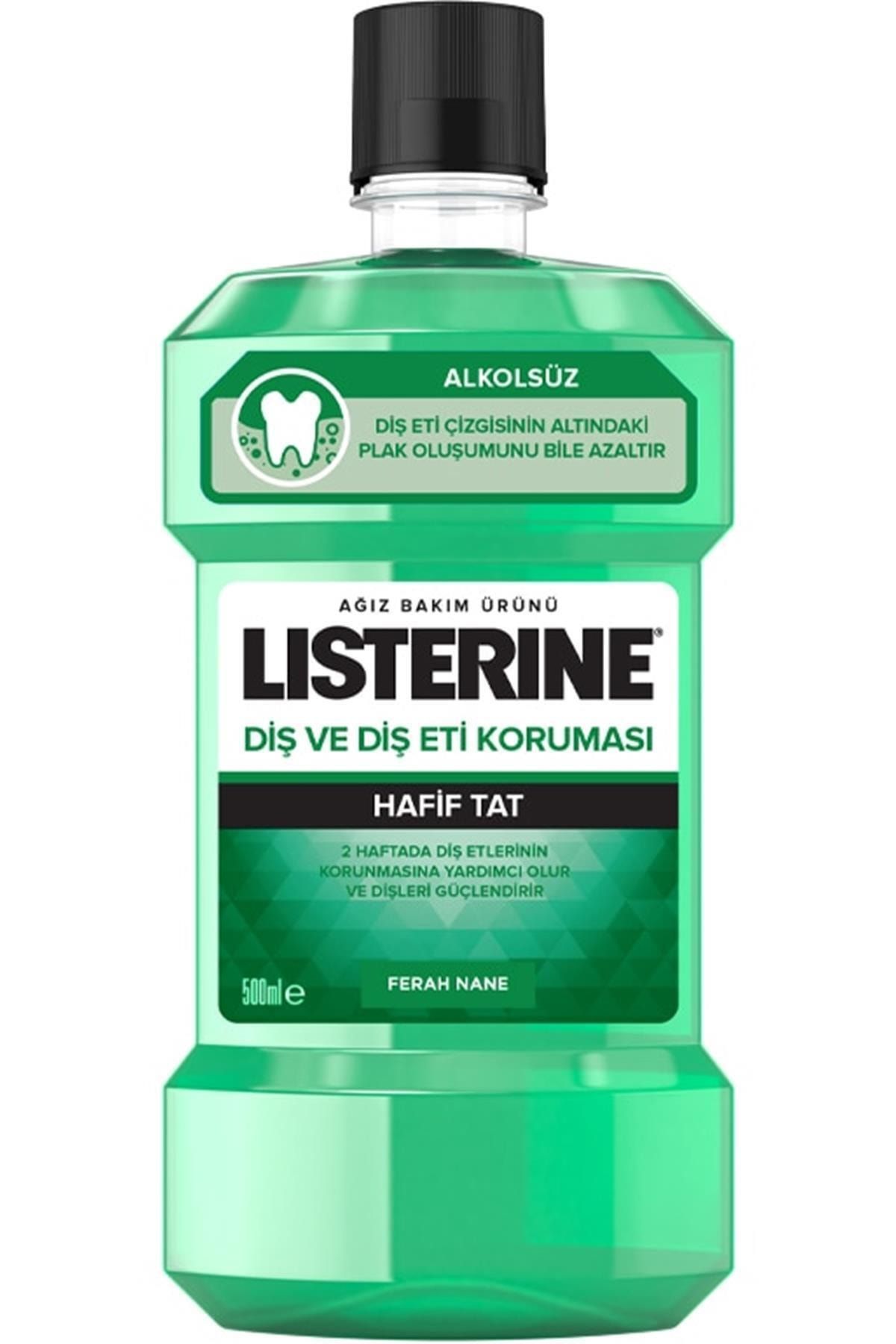 Listerine Diş & Diş Eti Bakımı Hafif Tat Ağız Temizleme Suyu 500 Ml