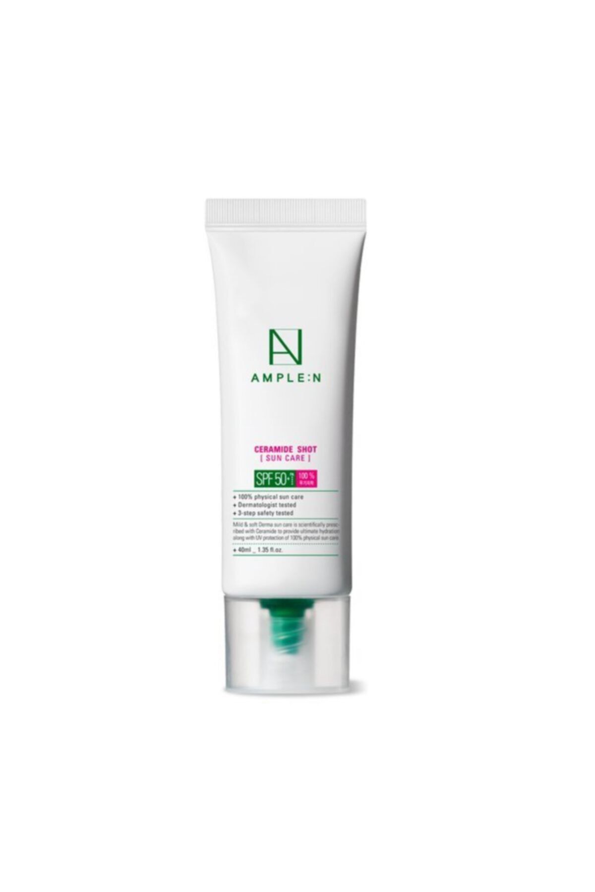 AMPLEN Ceramide Shot Barrier Sun Care 40ml Mineral Filtreli Güneş Kremi Güneş Koruyucu Krem