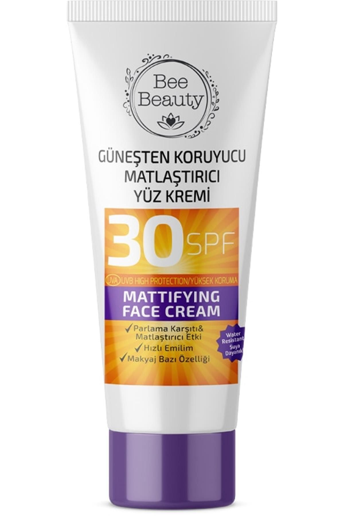 Bee Beauty Güneşten Koruyucu Matlaştırıcı Yüz Kremi 30 Spf 50 ml