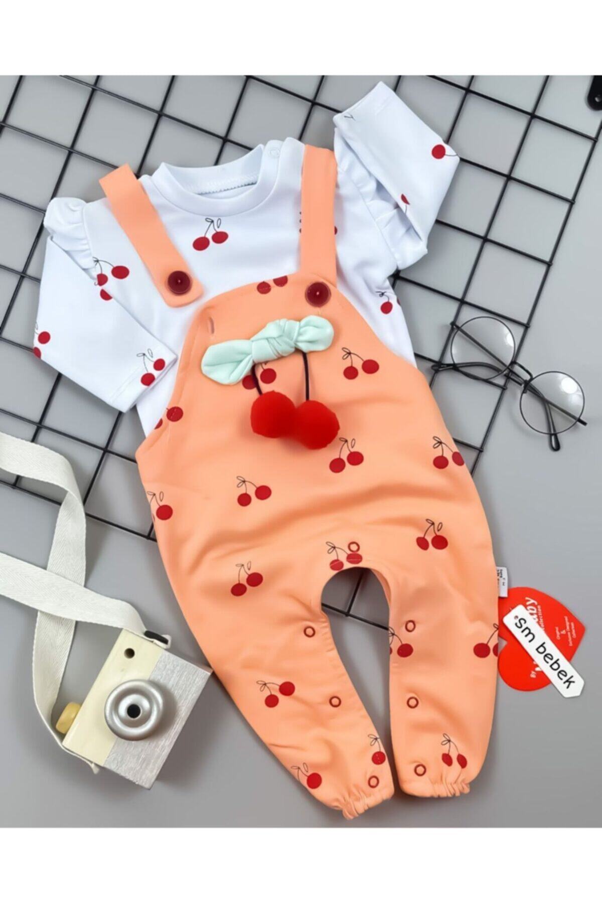 sm bebek Kız Bebek Kirazlı Badili Slopet Takım