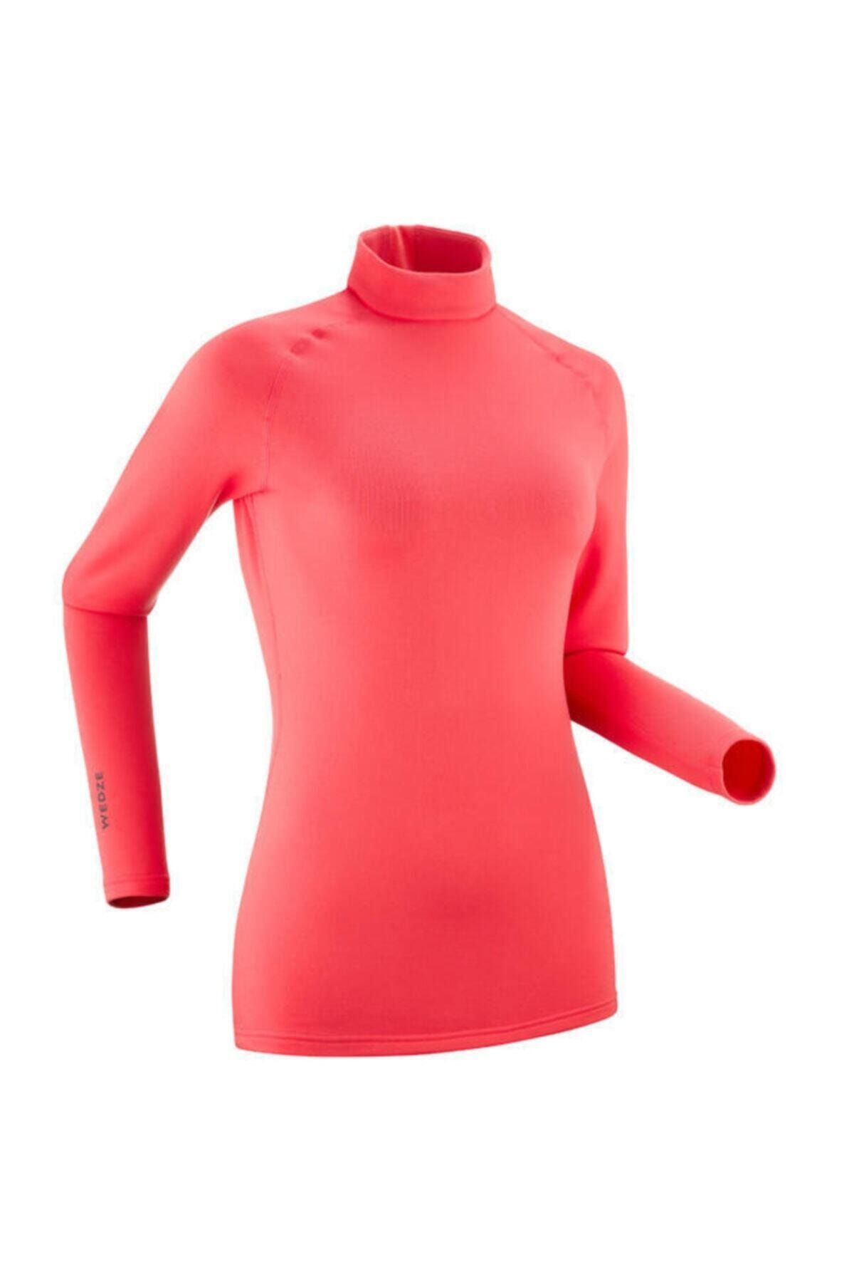 WEDZE Kadın Kayak İçliği Pembe Skı 500