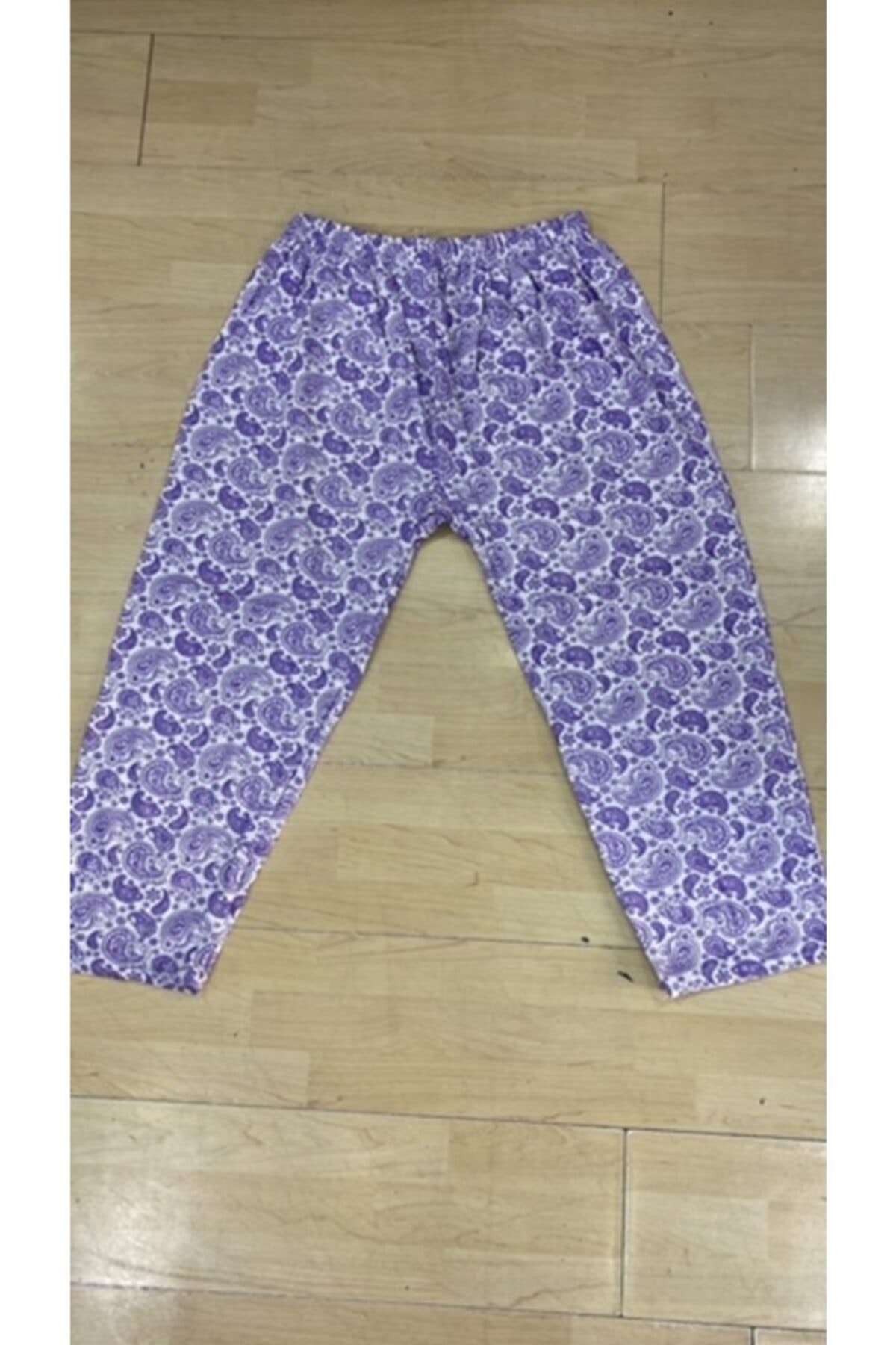 Şendil Büyük Beden Anne Ağlı Içi Pamuklu Tek Alt Pijama