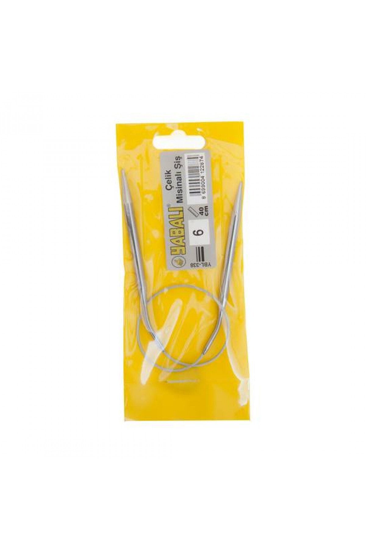 Yabalı Çelik Misinalı Şiş 6 Mm - 40 Cm
