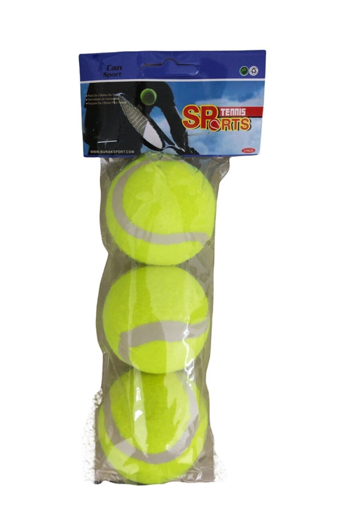 pekial 3'lü Tenis Topu Paketli