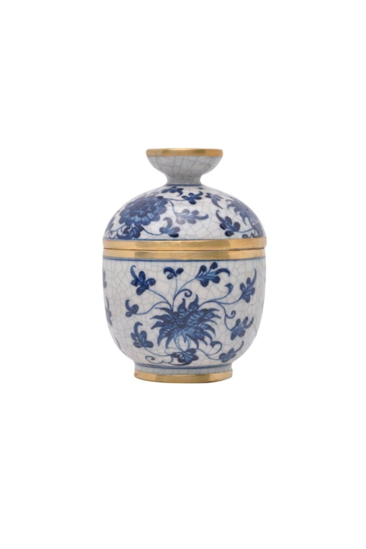 Yargıcı Dekoratif Obje - Blue Blanc Kutu (9x12cm)