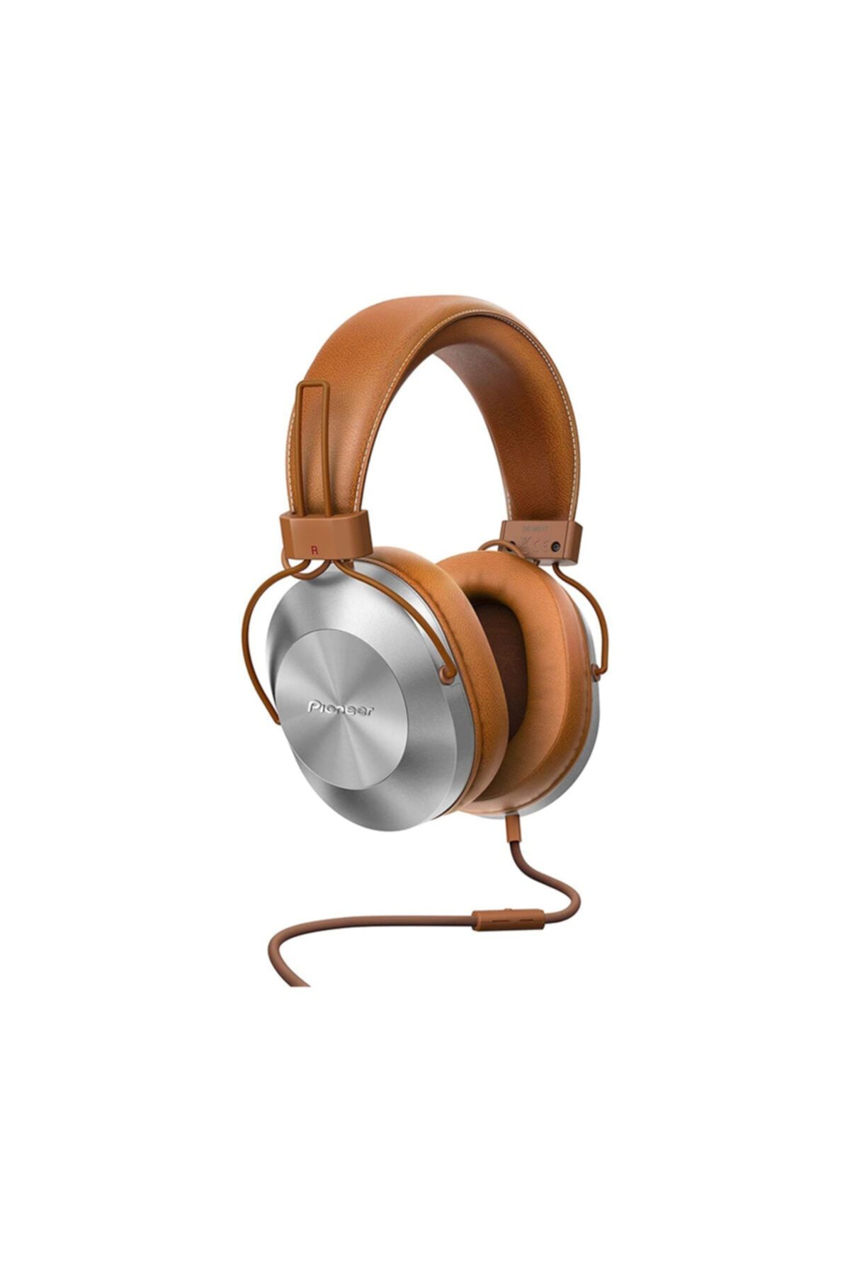 Pioneer SE-MS5T-T High-Resolution Mikrofonlu Kulaküstü Kulaklık Kahverengi